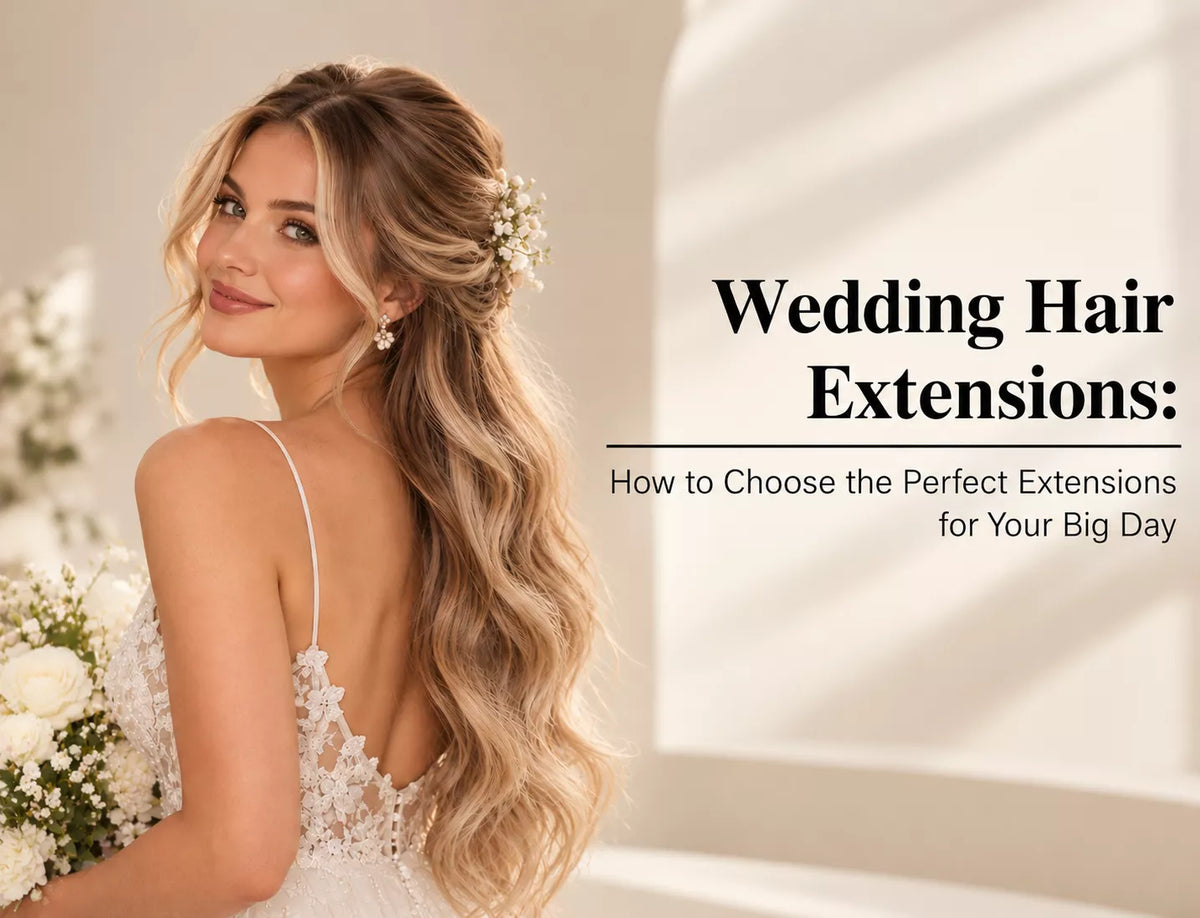 Wedding Hair Extensions: How to Choose the Perfect Extensions for Your Big Day
