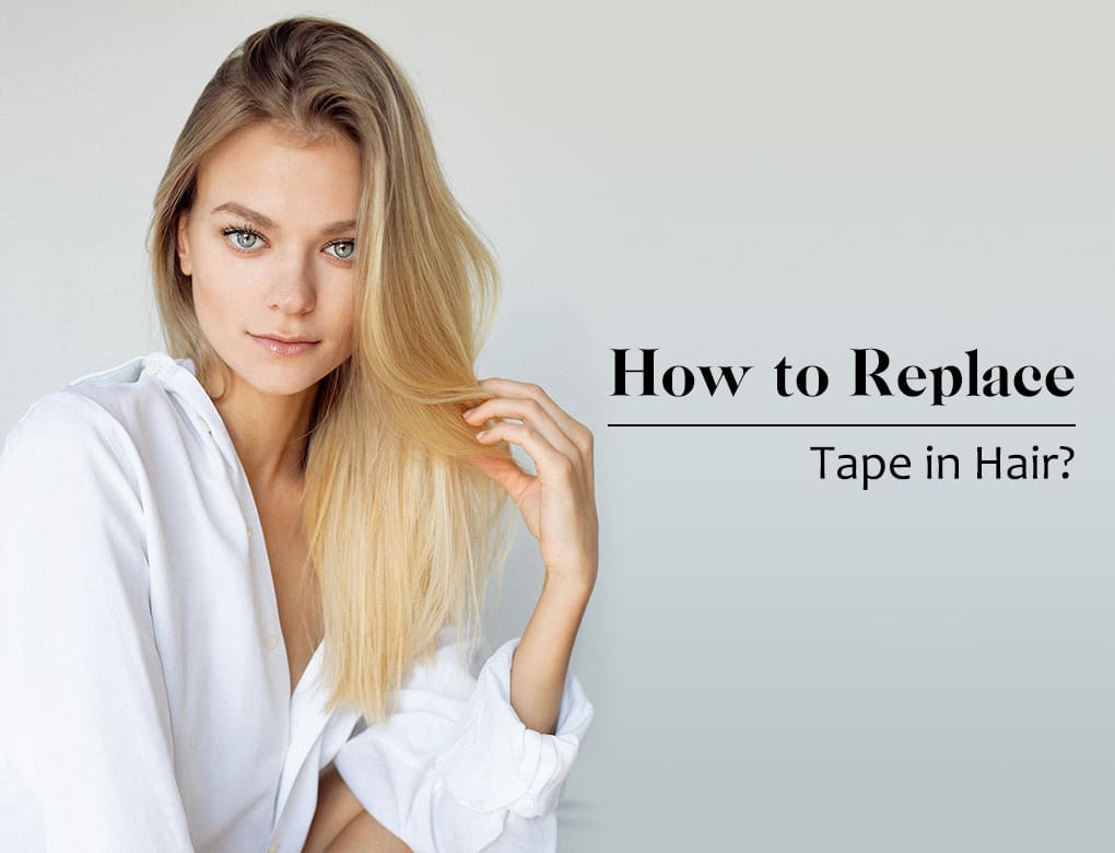 How to replace tape in extensions at home