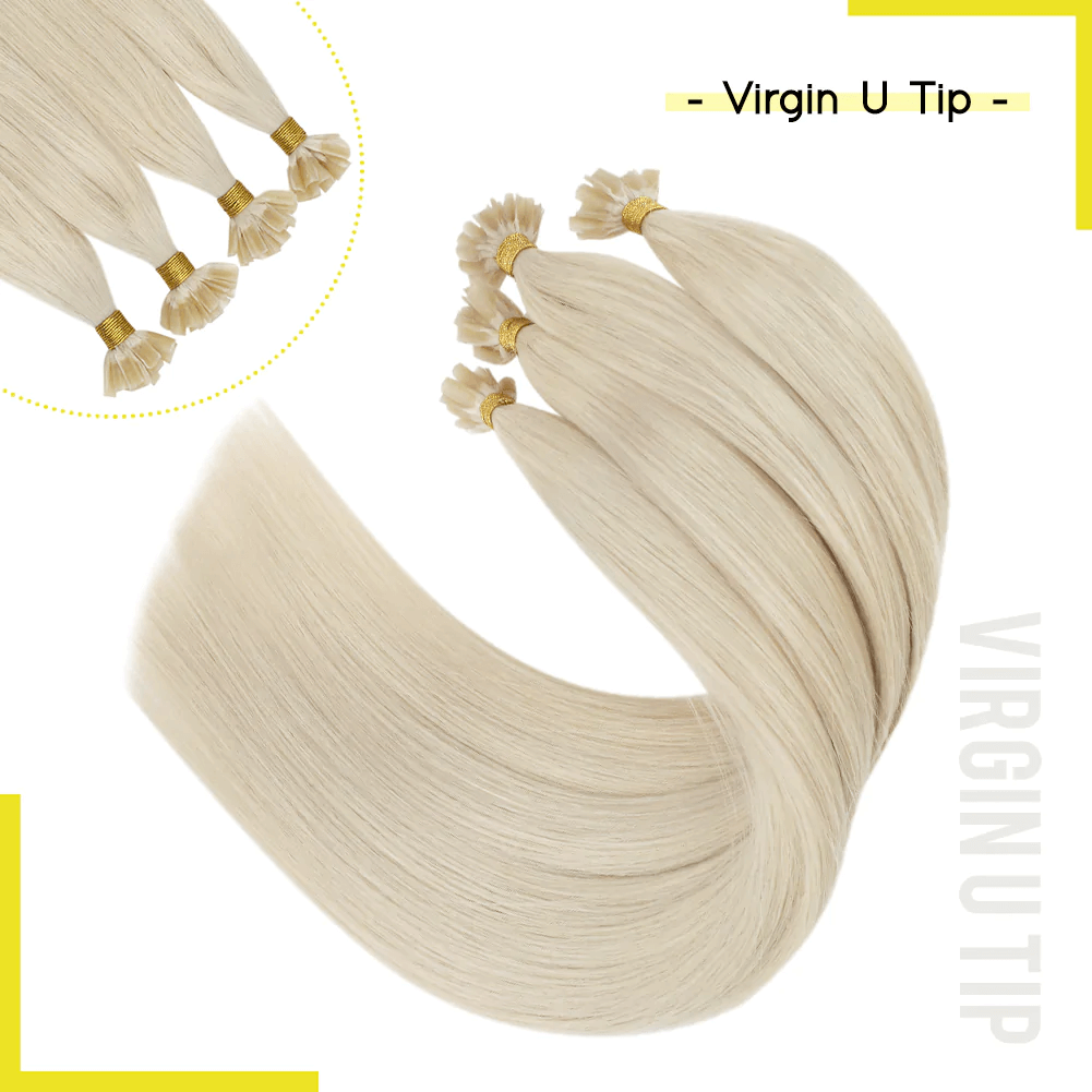 virgin u tip hair extensions