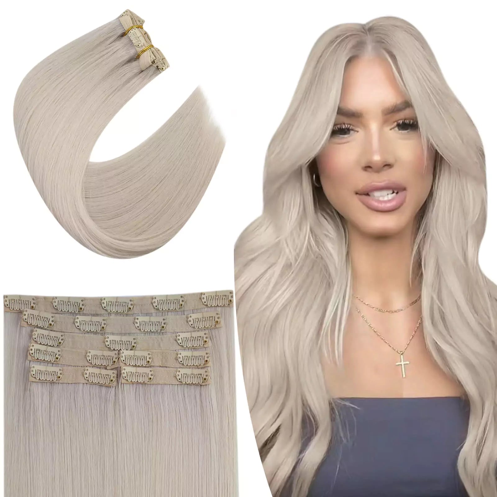 clip in real hair extensions