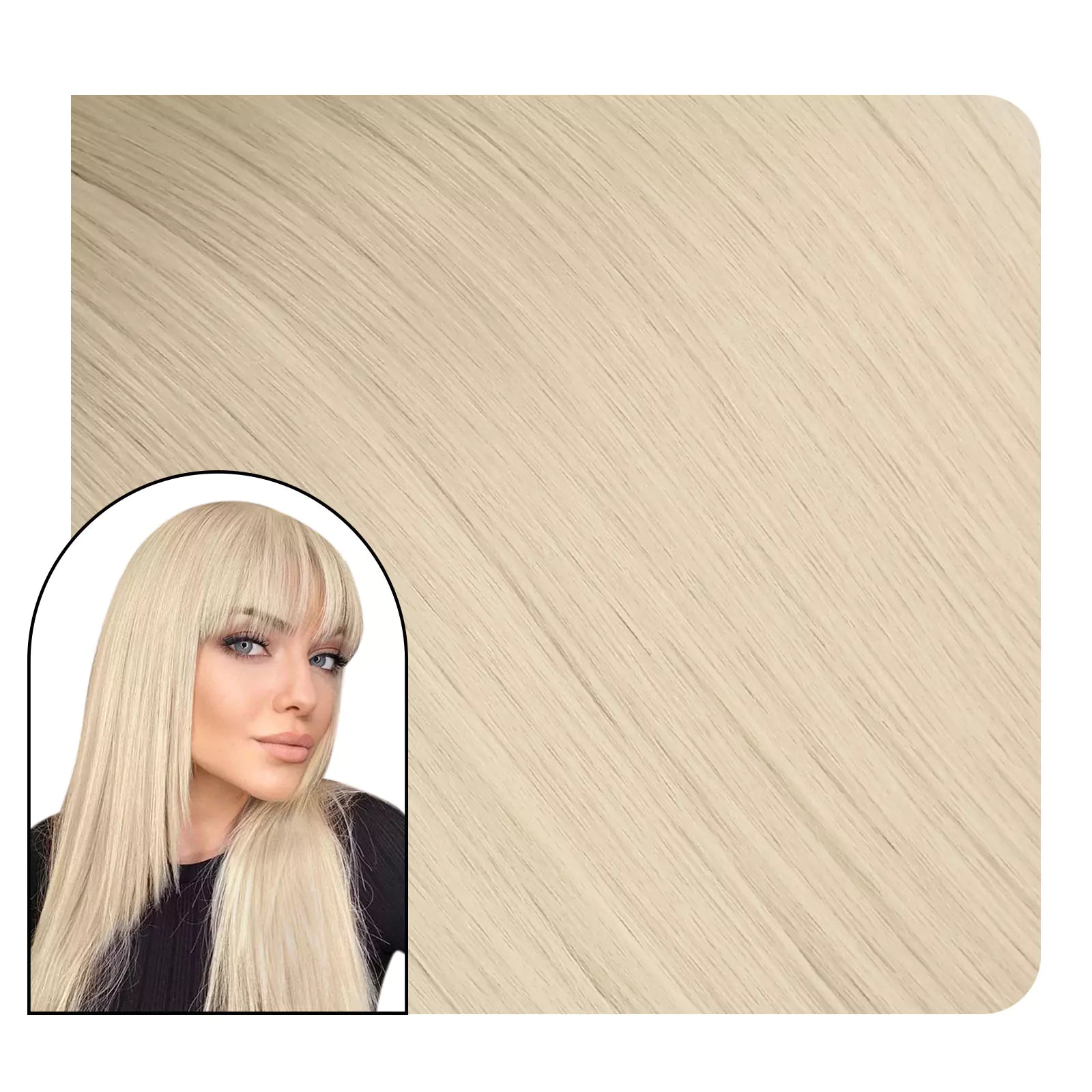 Virgin K-tip extensions are made from hair directly cut from healthy adults.