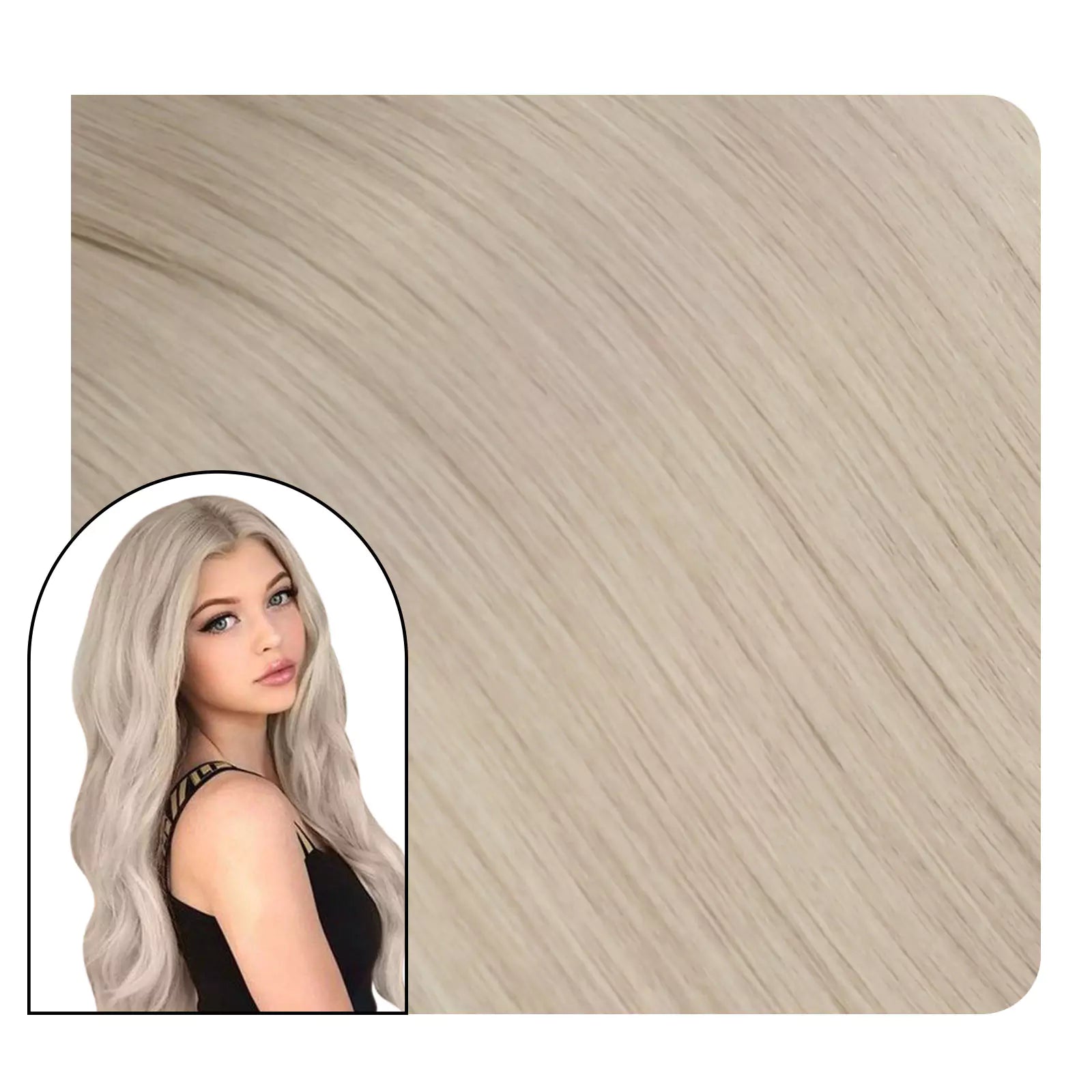 Ugeat Virgin K-tip extensions are made from hair directly cut from healthy adults.