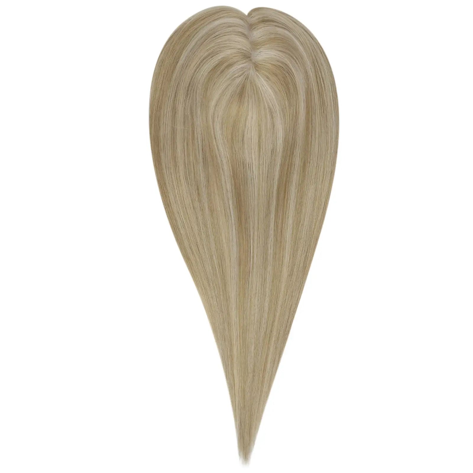 100% human hairpieces balayage brown with blonde color