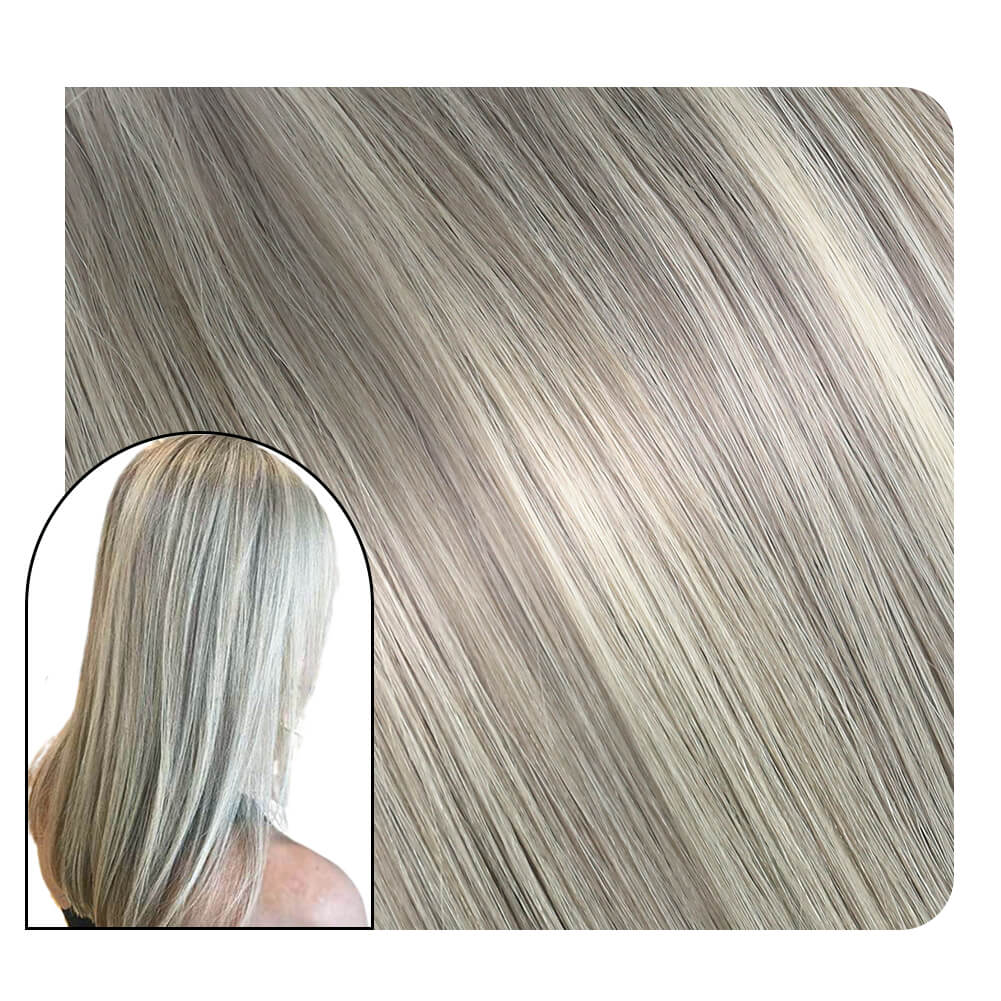 invisible bead extensions hand tied