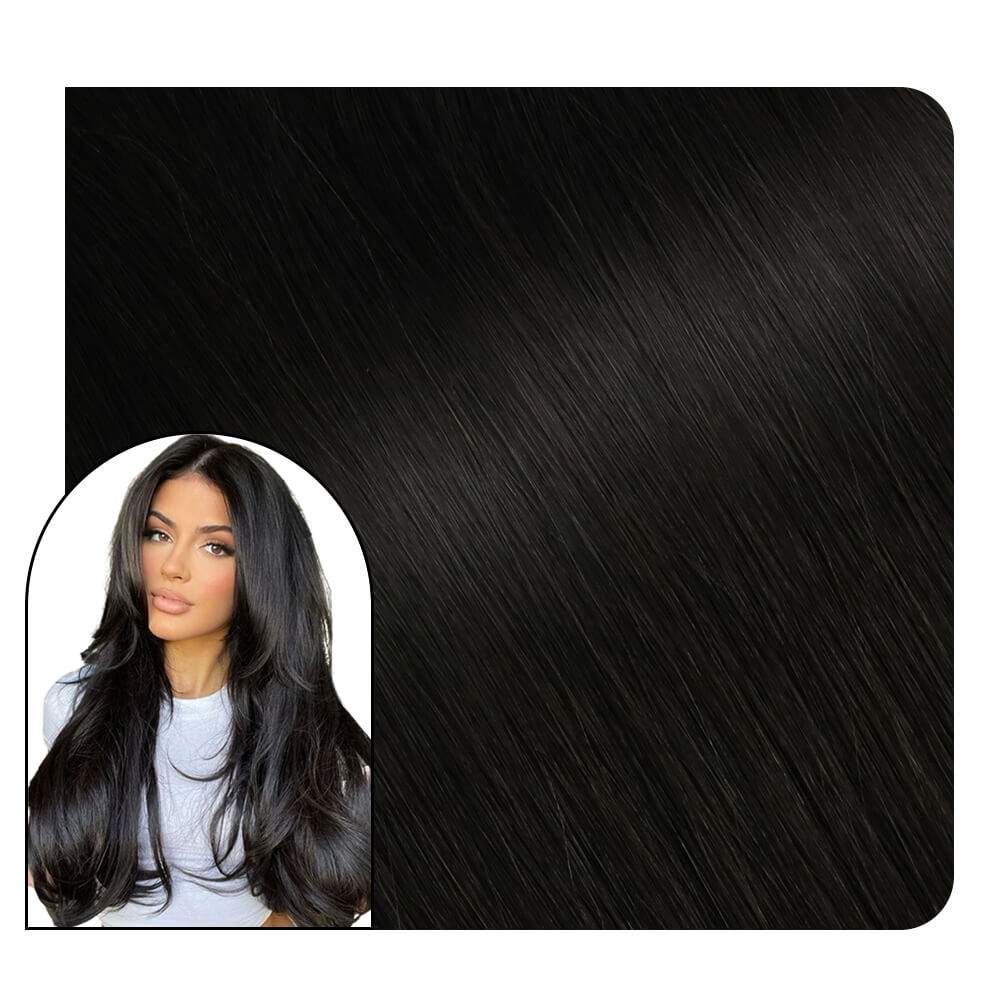 real hair weft for black hair