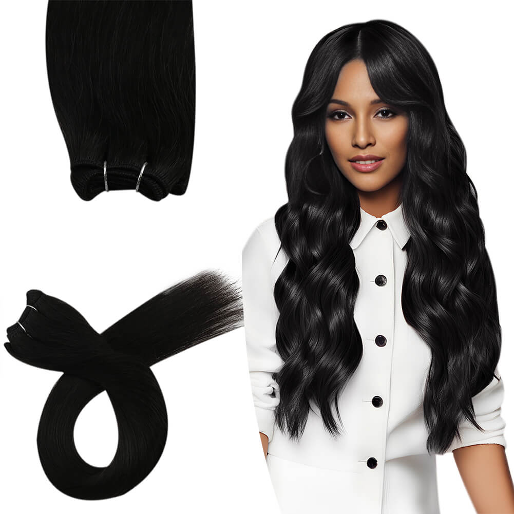 sew in extensions virgin human hair for black hair