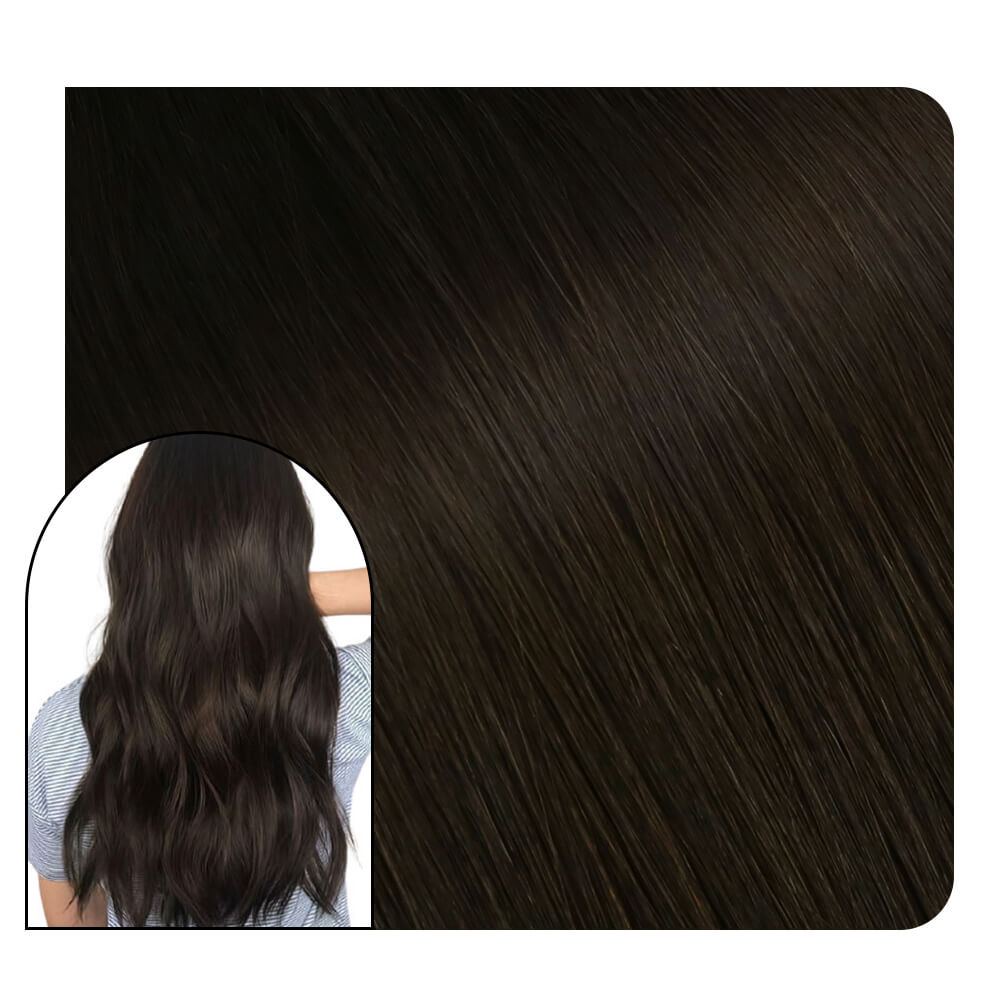 long human hair extensions hand made