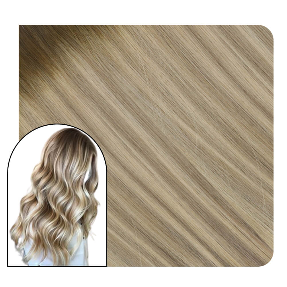Balayage Blonde Virgin Tape in Hair Extensions
