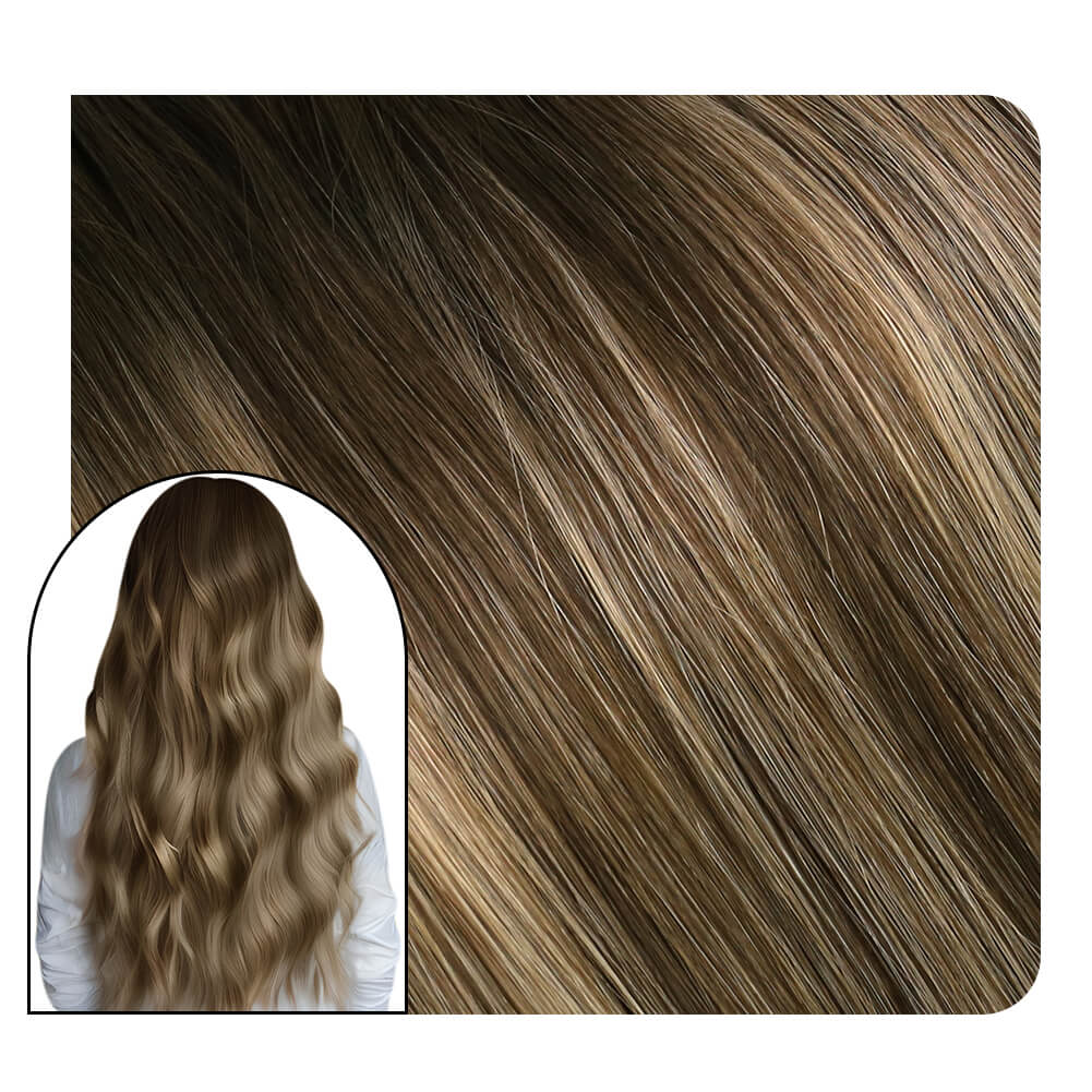 hair extensions weft human hair darkest brown