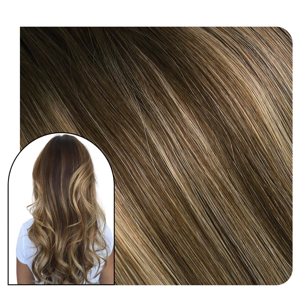 human hair extensions flat weft for salon