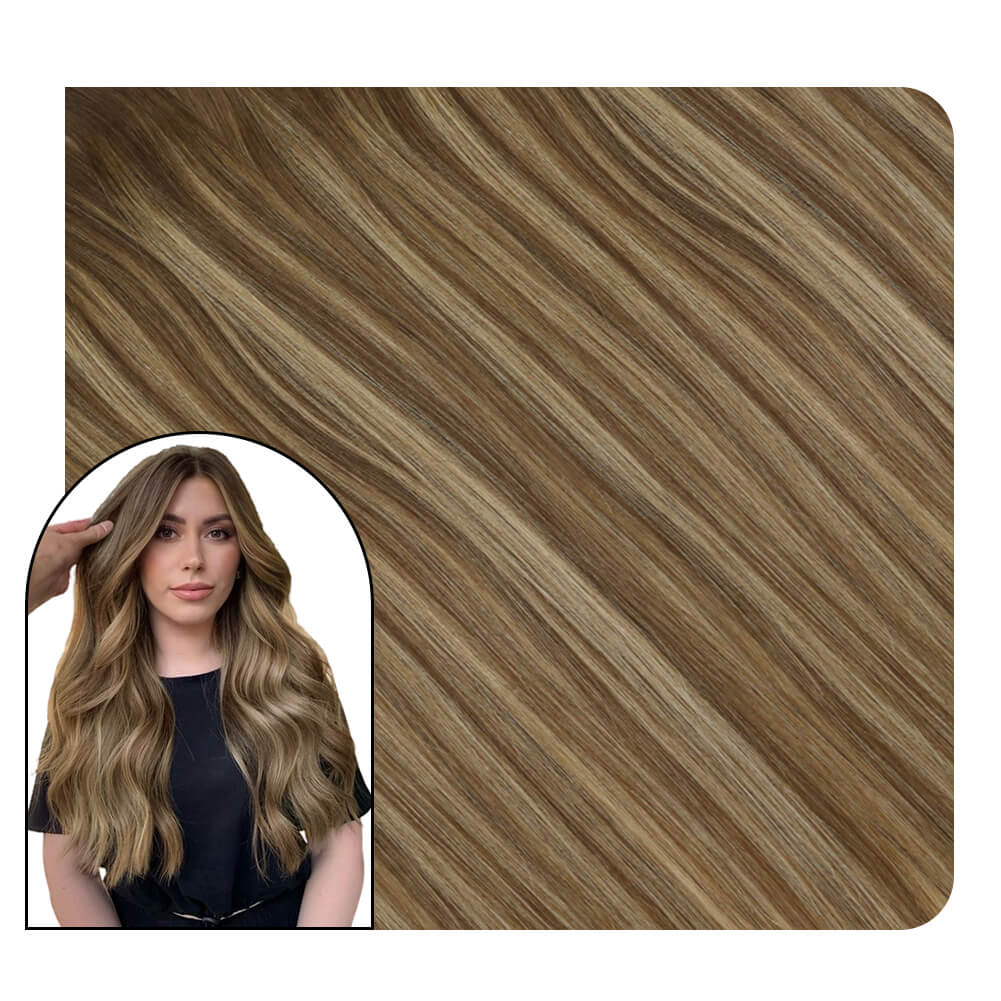 Seamless Injection Tape in Balayage Virgin Hair Extensions