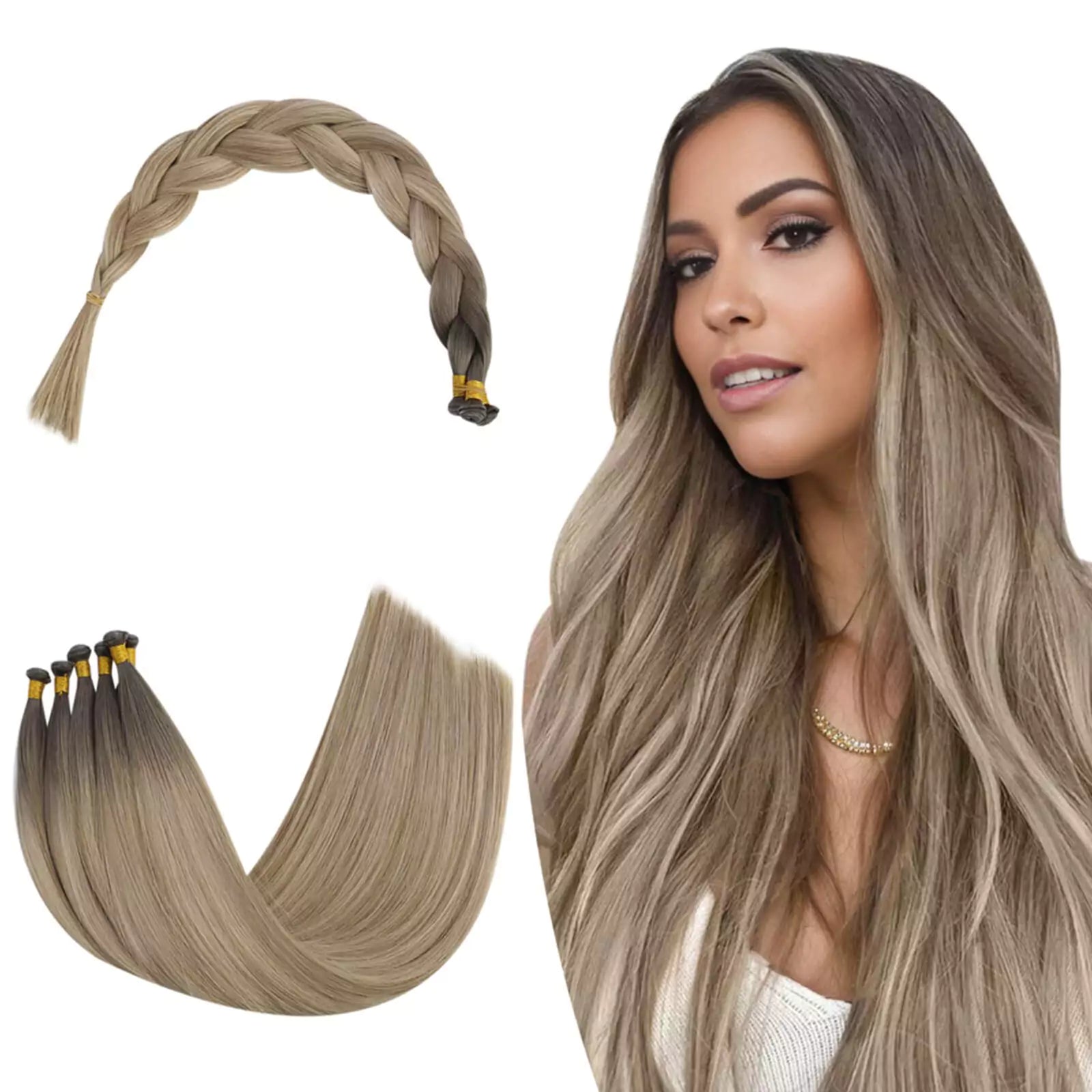 human hair bundles extensions for salon