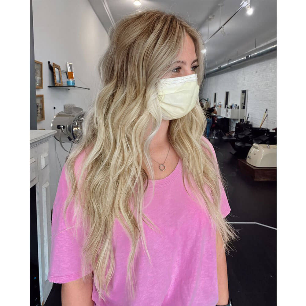 virgin tape in extensions natural wave 8/60