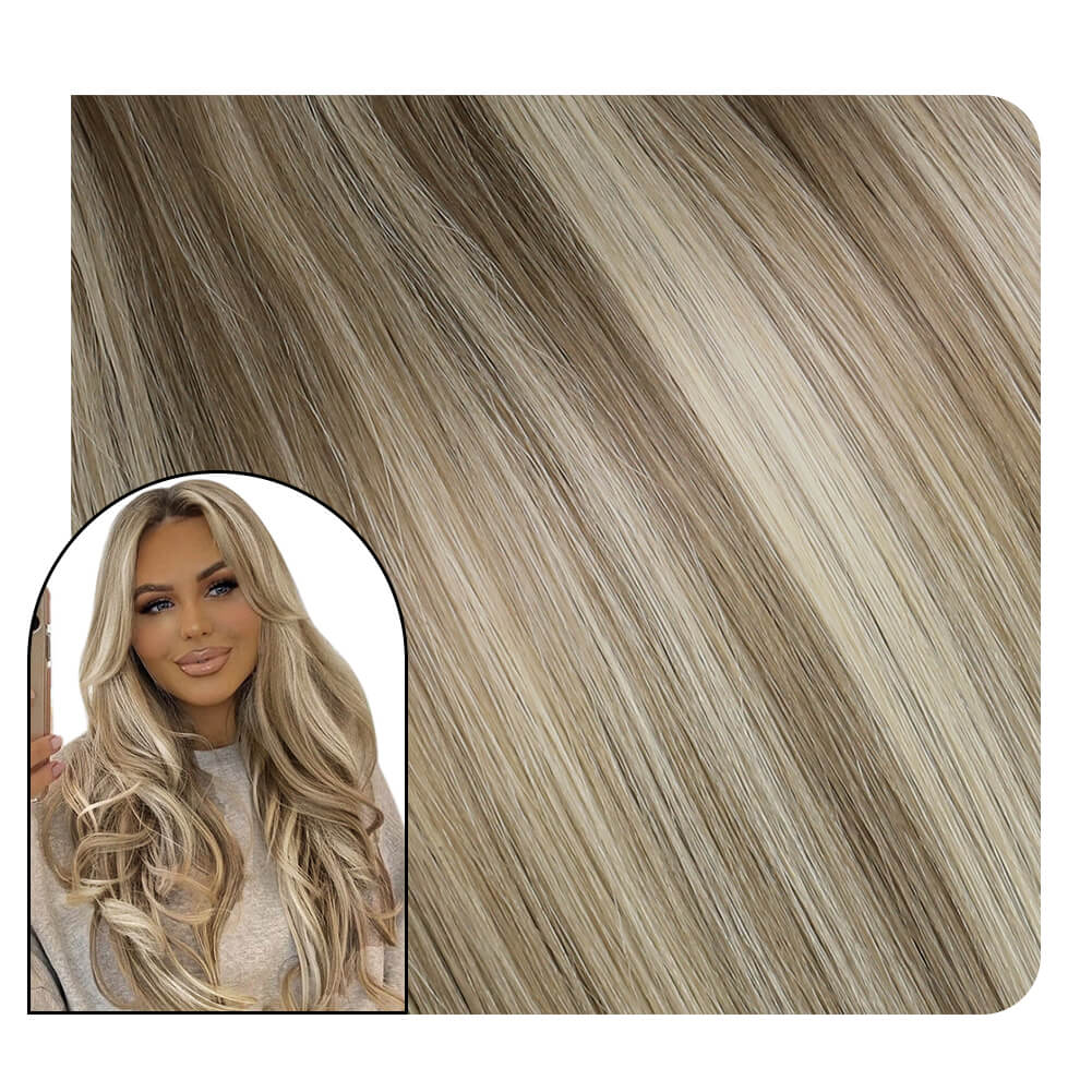 flat silk weft hair extensions human hair