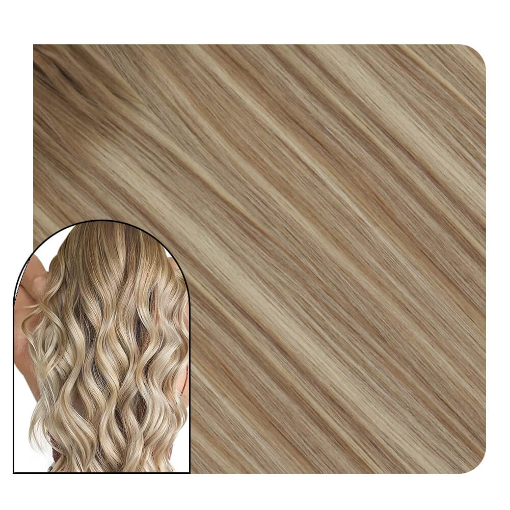 micro loop bead hair extensions real human hair balayage color