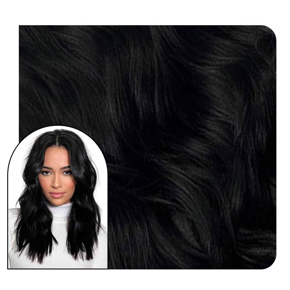 curly tape in hair extensions for black hair