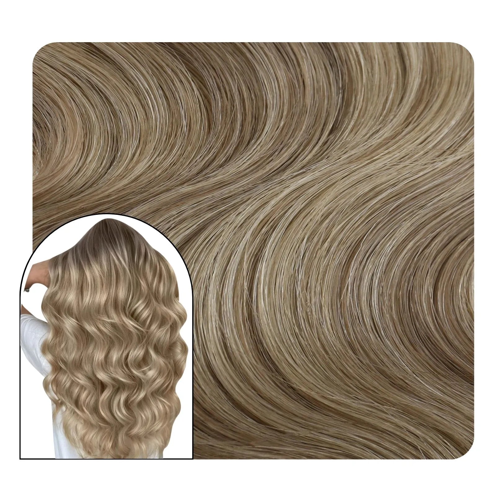 brown human hair extensions balayage brown body wave hair