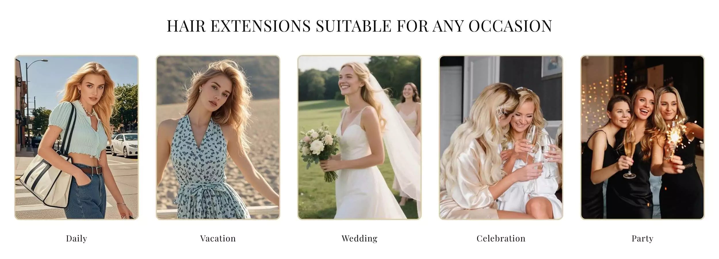 Hair Extensions Suitable For Any Occasion