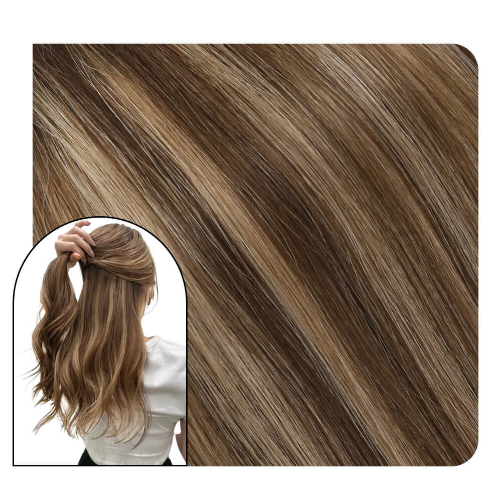 invisible tape extensions real human hair