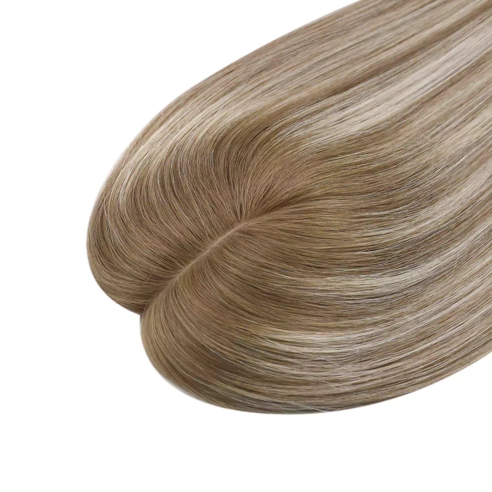 Human Hair Toupee for Women Fish Net Base