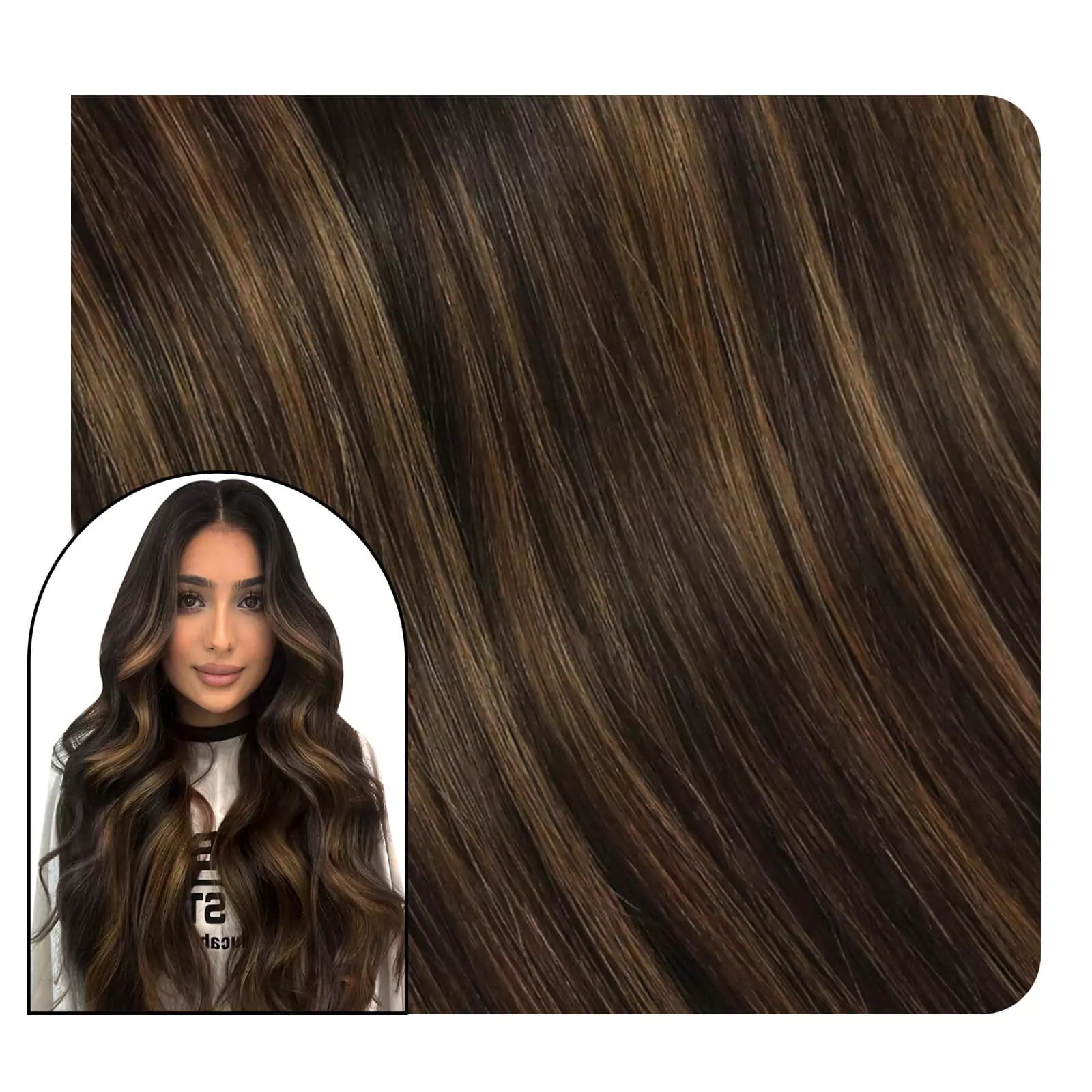 Clip in Hair Extensions Human Hair 14 Inch Human Hair Clip in 7pcs