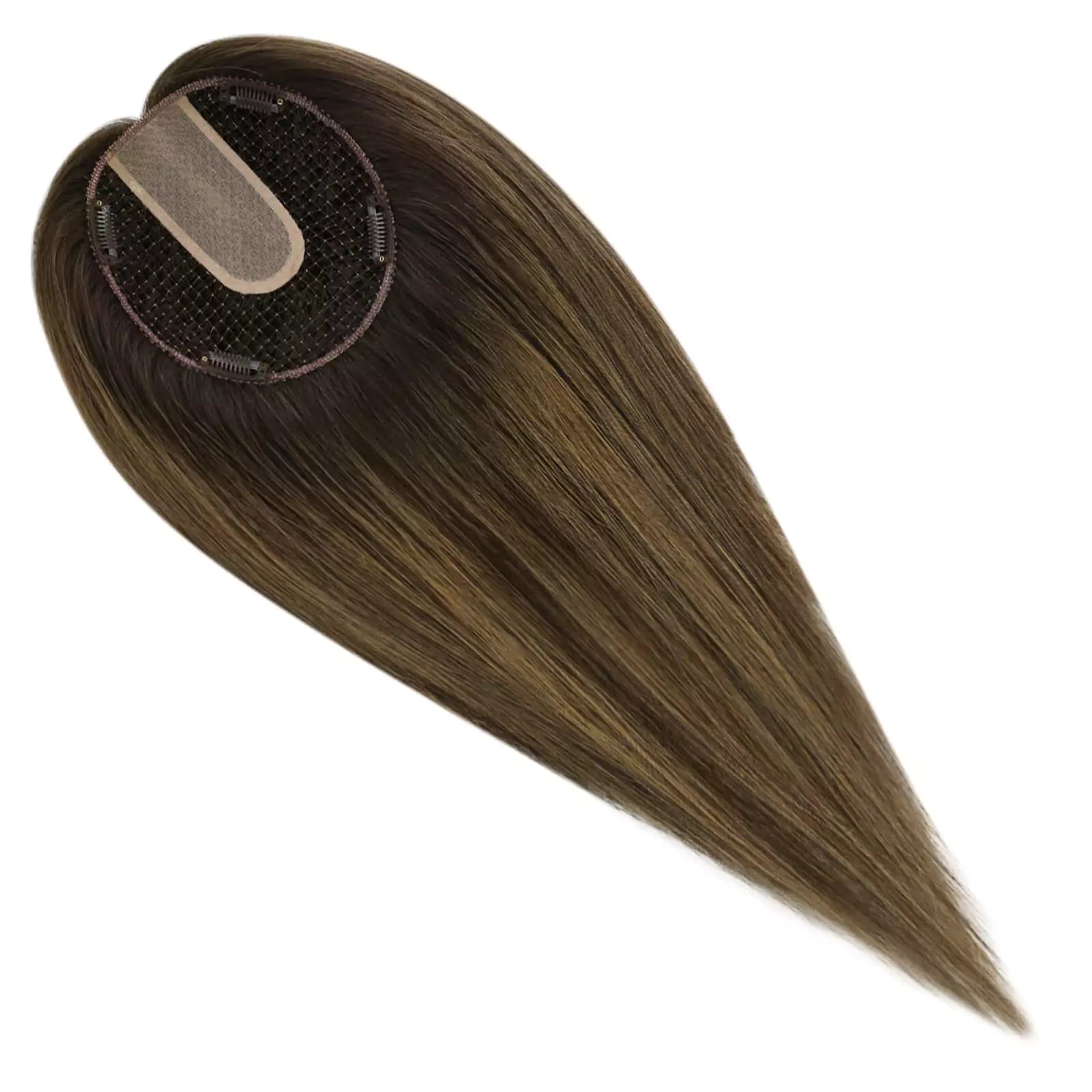 Best Hair Toppers for Women Balayage Brown Color