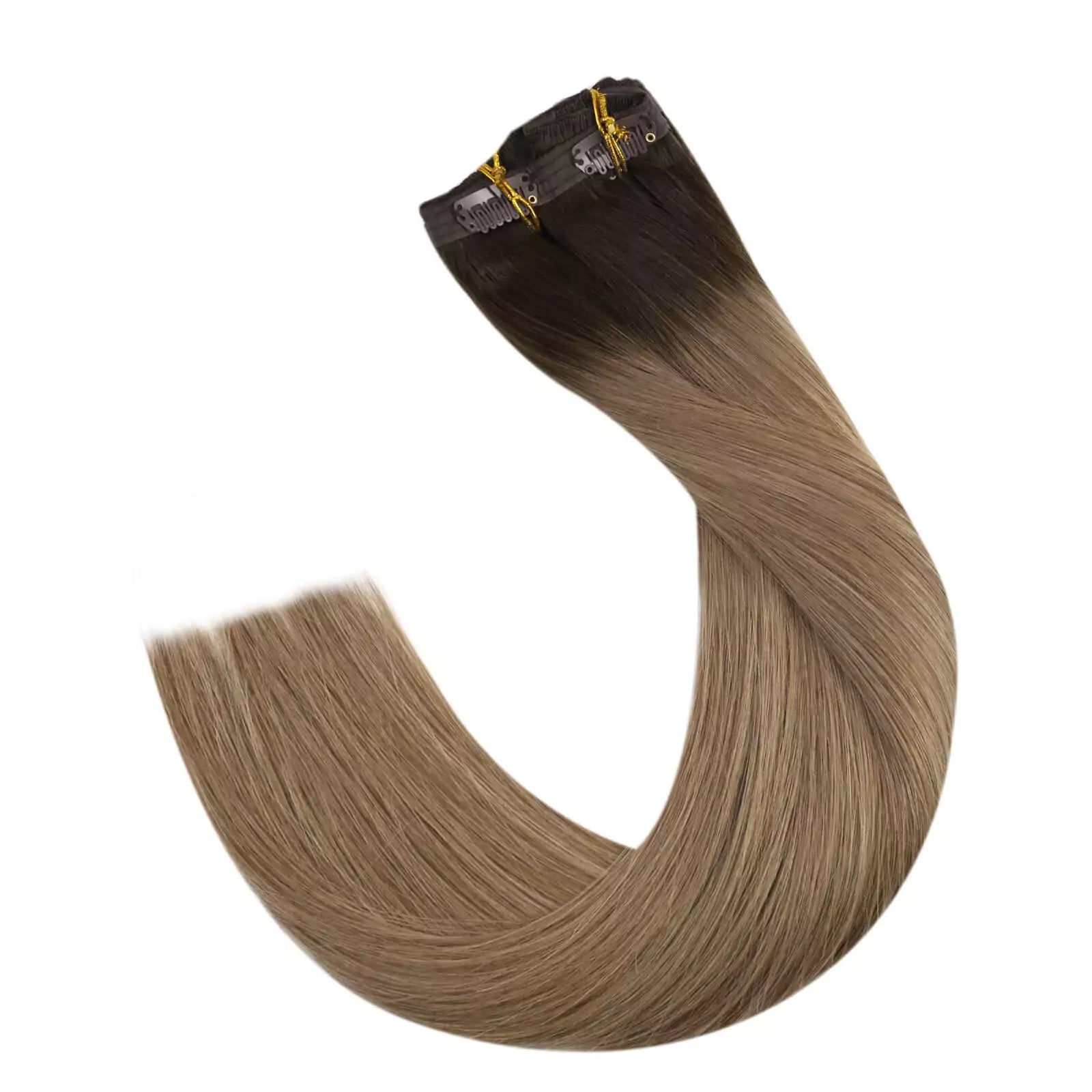 seamless clip in human hair extensions