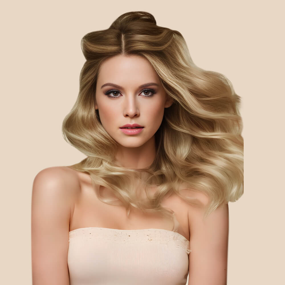 Invisible Hybrid Weft Hair Extensions Balayage 3/8/22