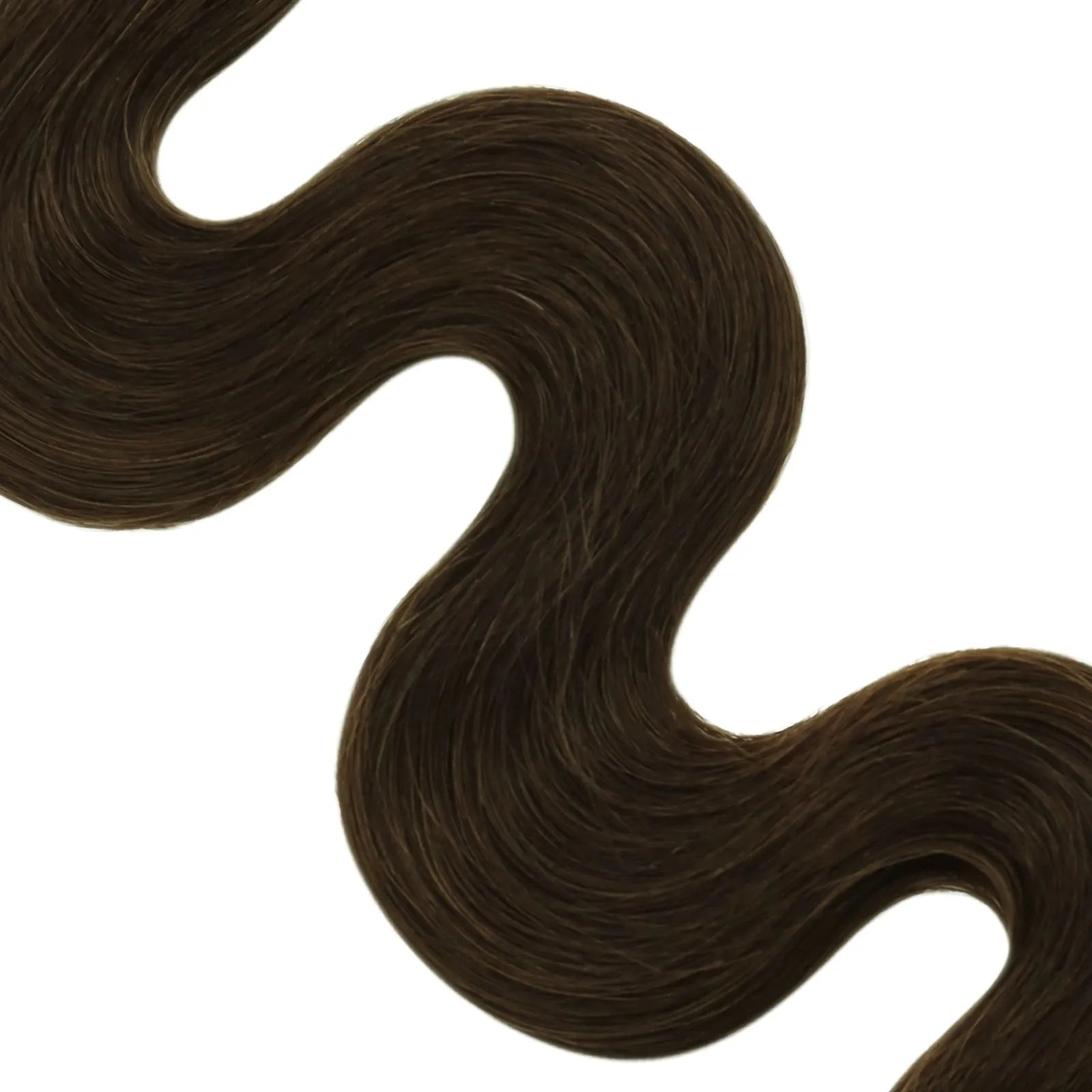 brown wavy butterfly weft hair for thin hair