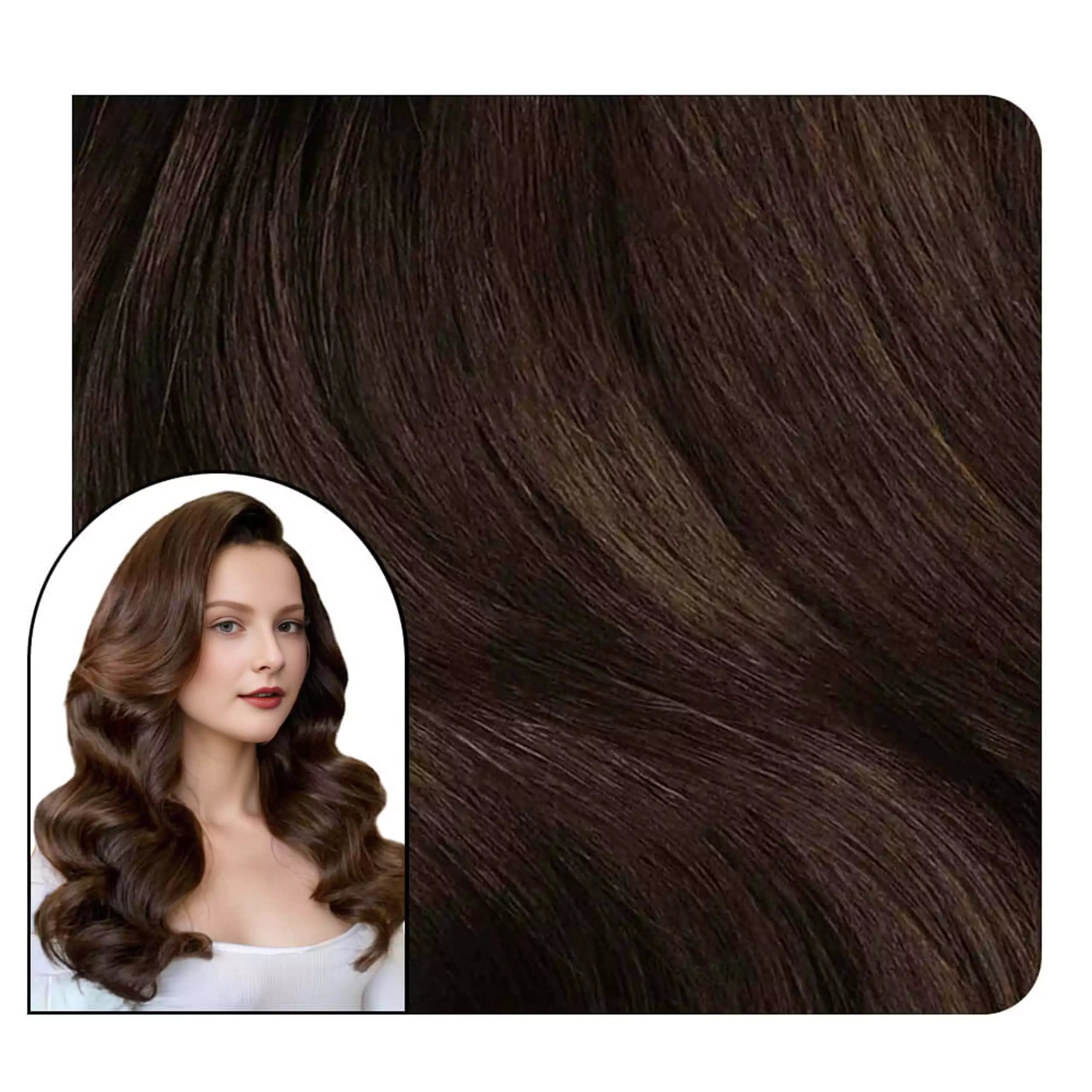 invisible tape in extensions curly tape in hair、