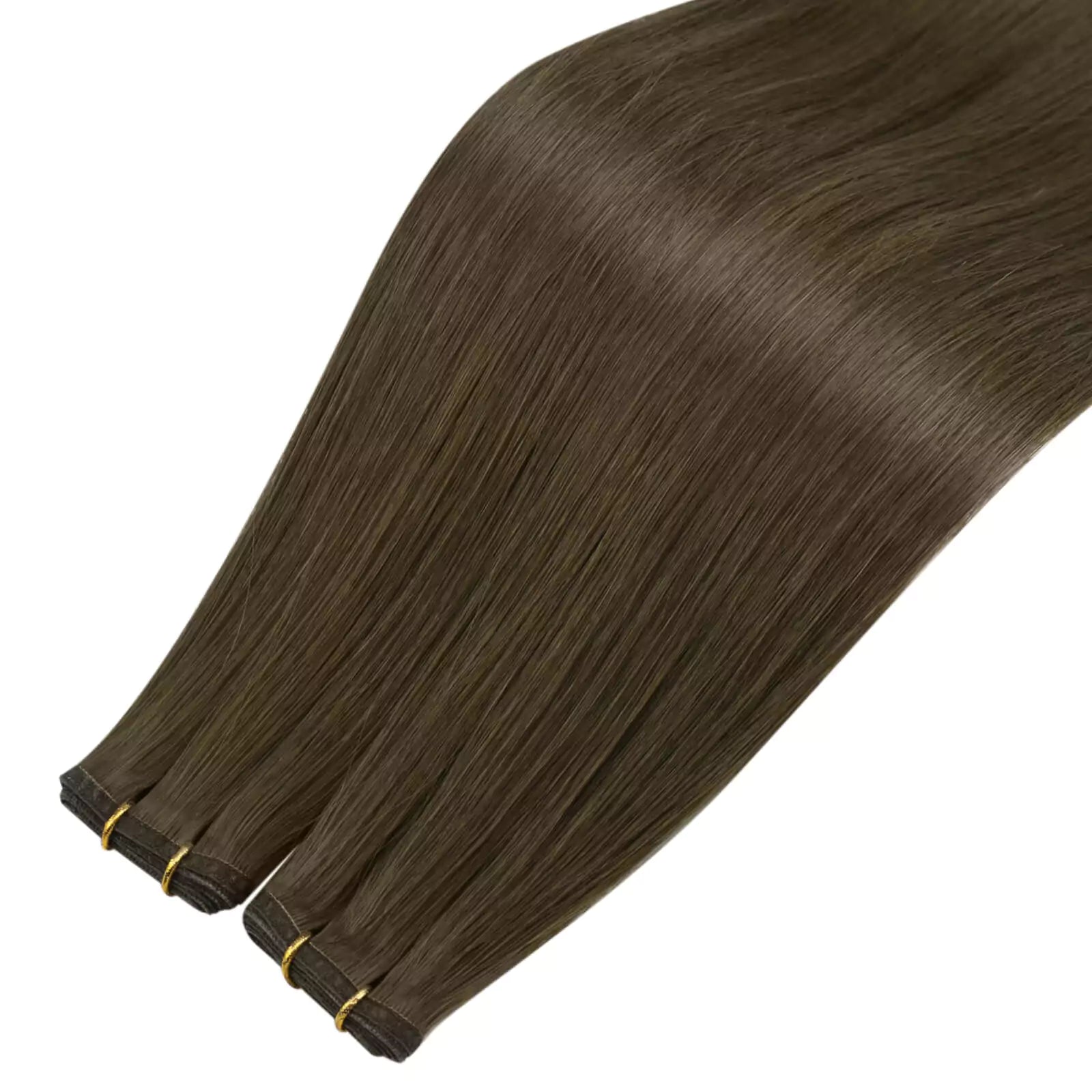 invisible flat weft hair extensions