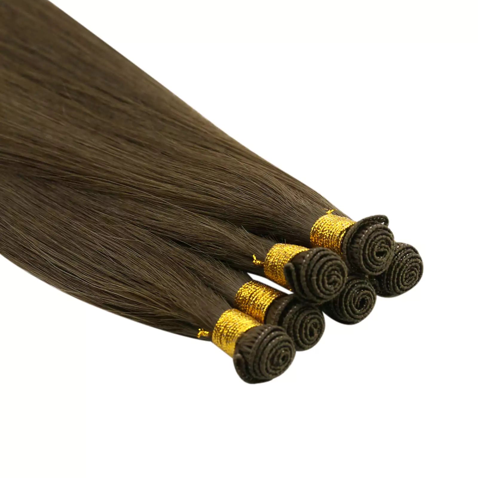 hand made human hair weft sew in extensions
