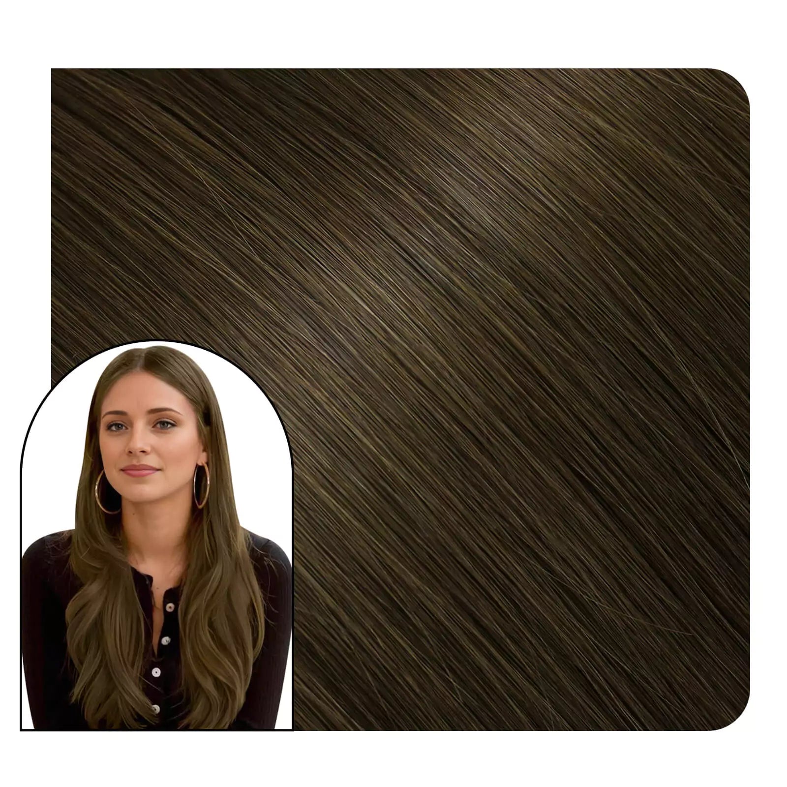 invisible tape in human hair extensions