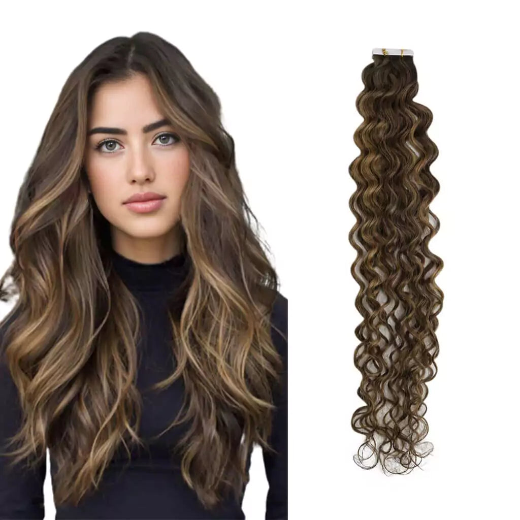 virgin injection tape in extensions natural wave DU