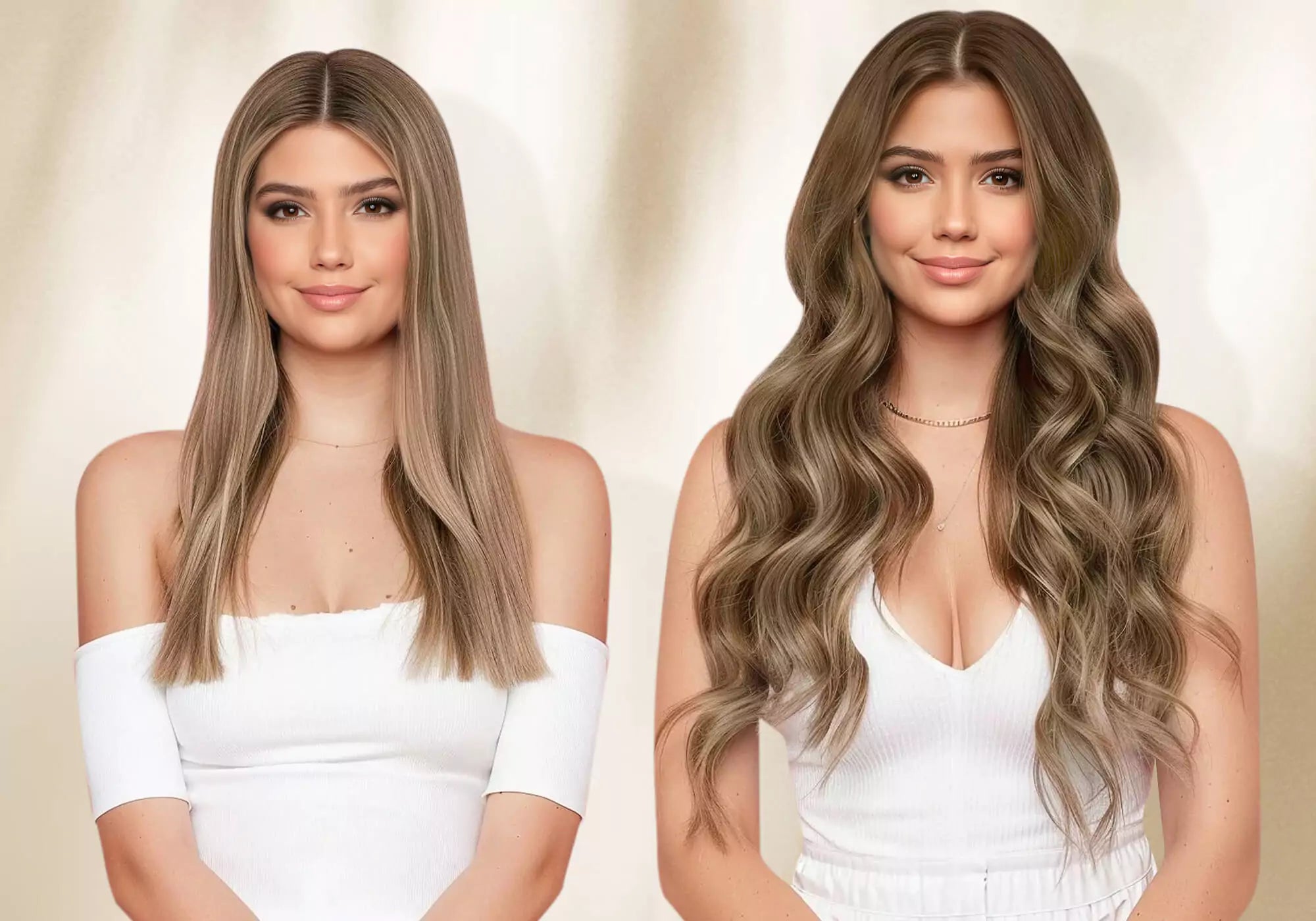 tape in hair extensions real human hair #4/4/27