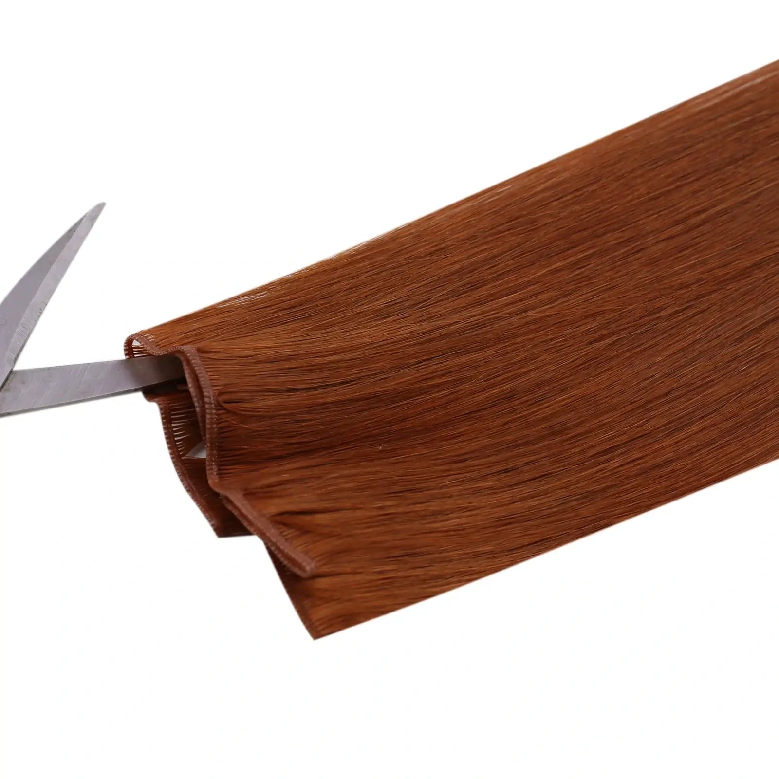 bestqualityinvisiblegeniuswefthairextensioncoppercolor