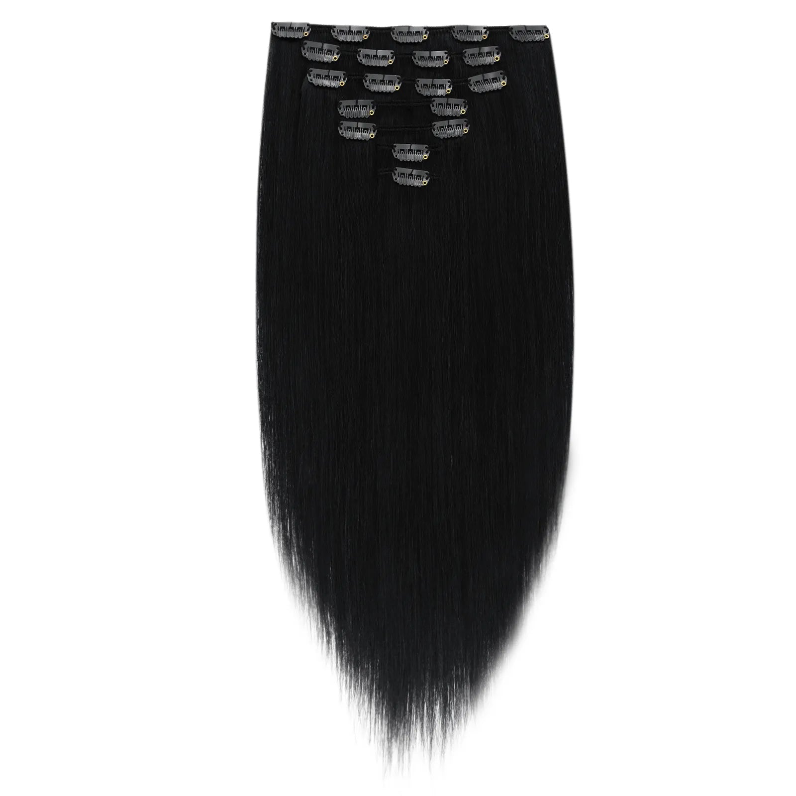 yaki clip in hair extensions black hair