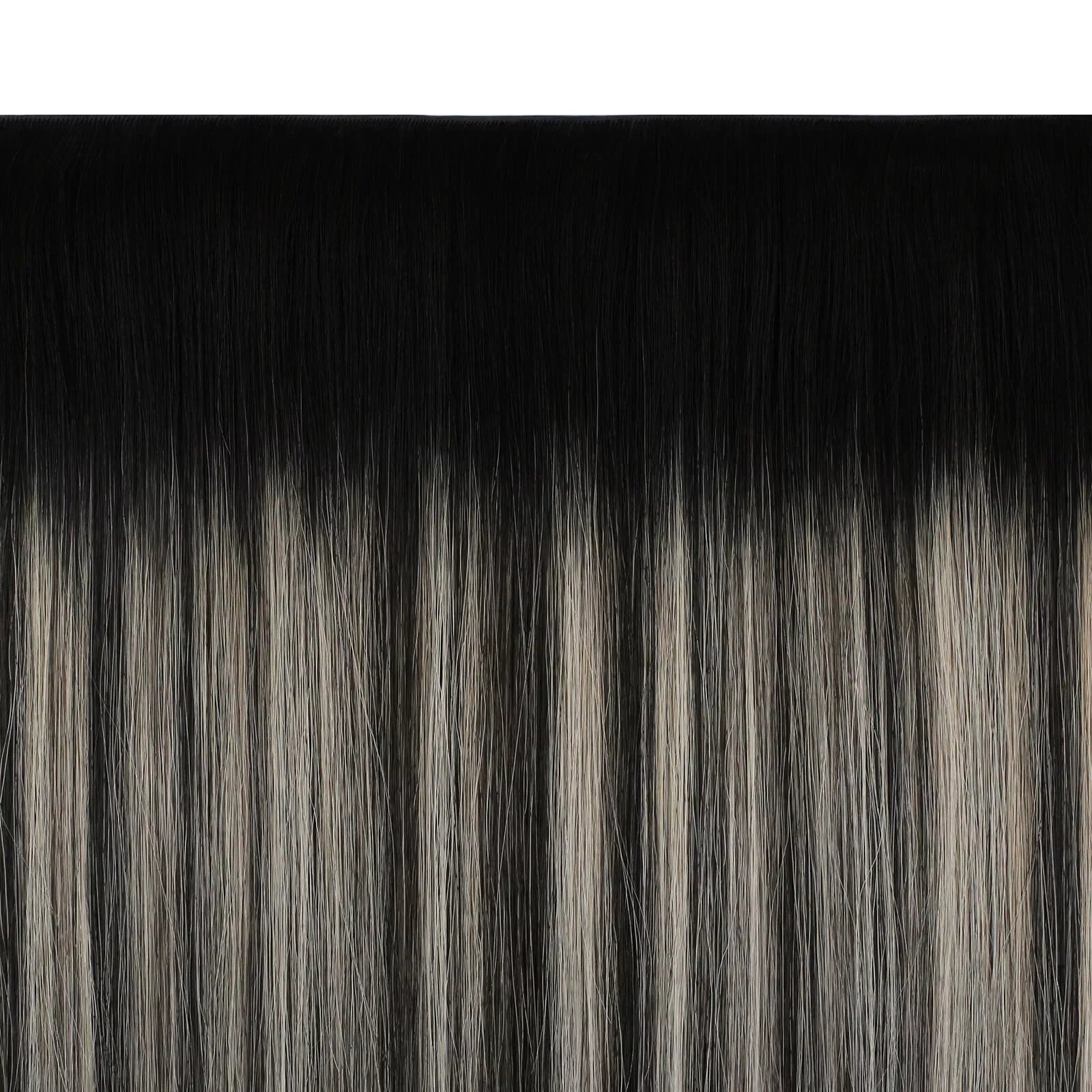 Hole Weft Extensions Black with Silver