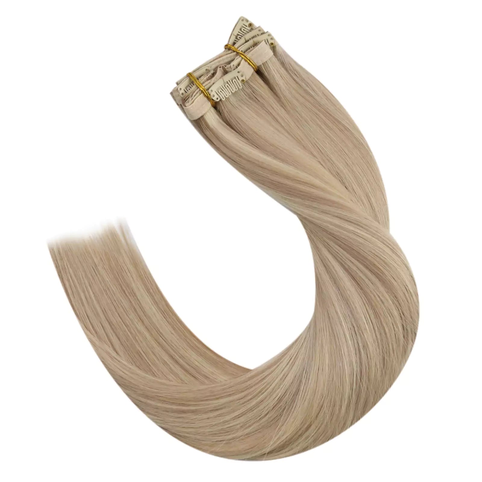 human hair extensions clip on for women