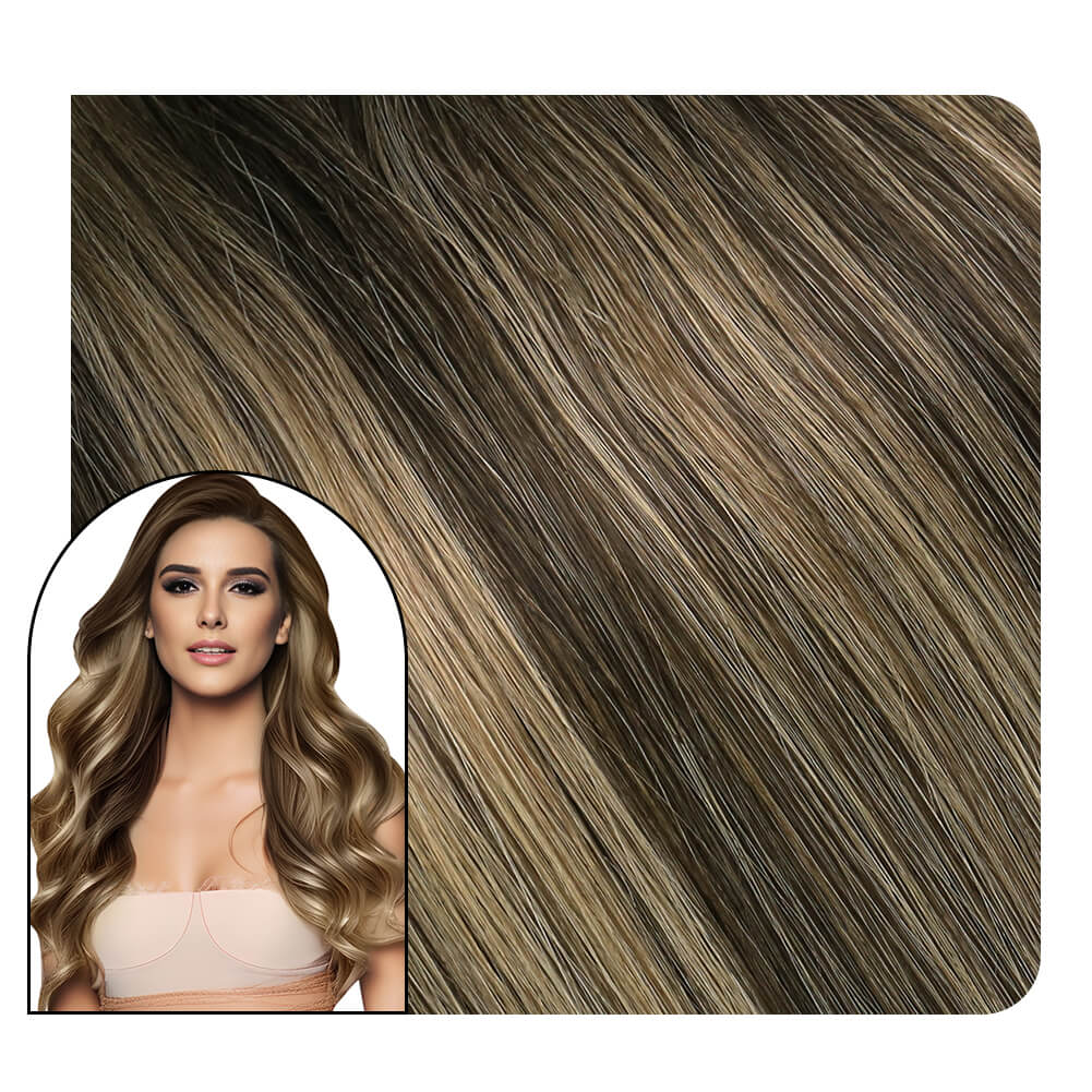 tie in hair extensions sew in weft