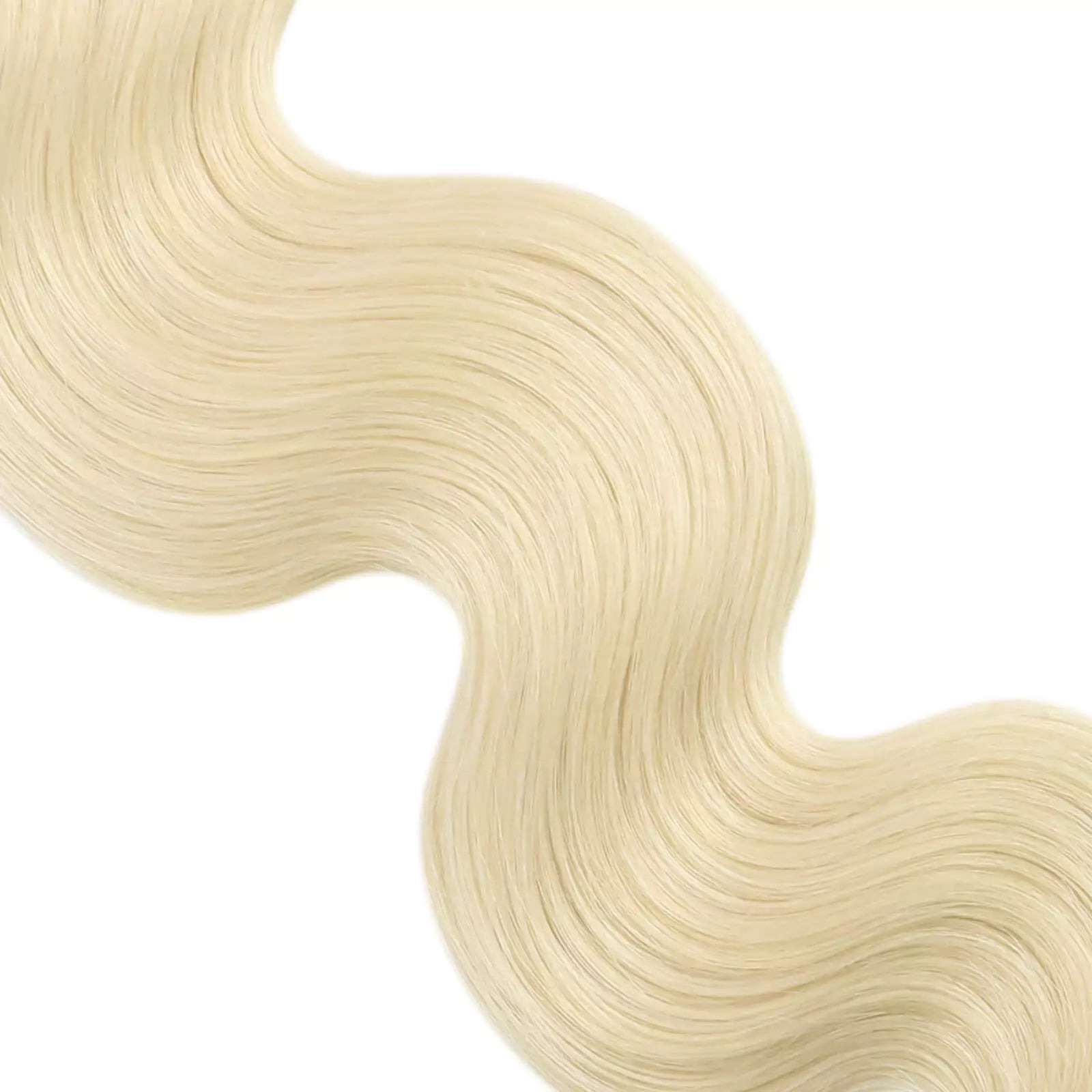 wavy hair blonde genius weft hair extensions real human hair #60