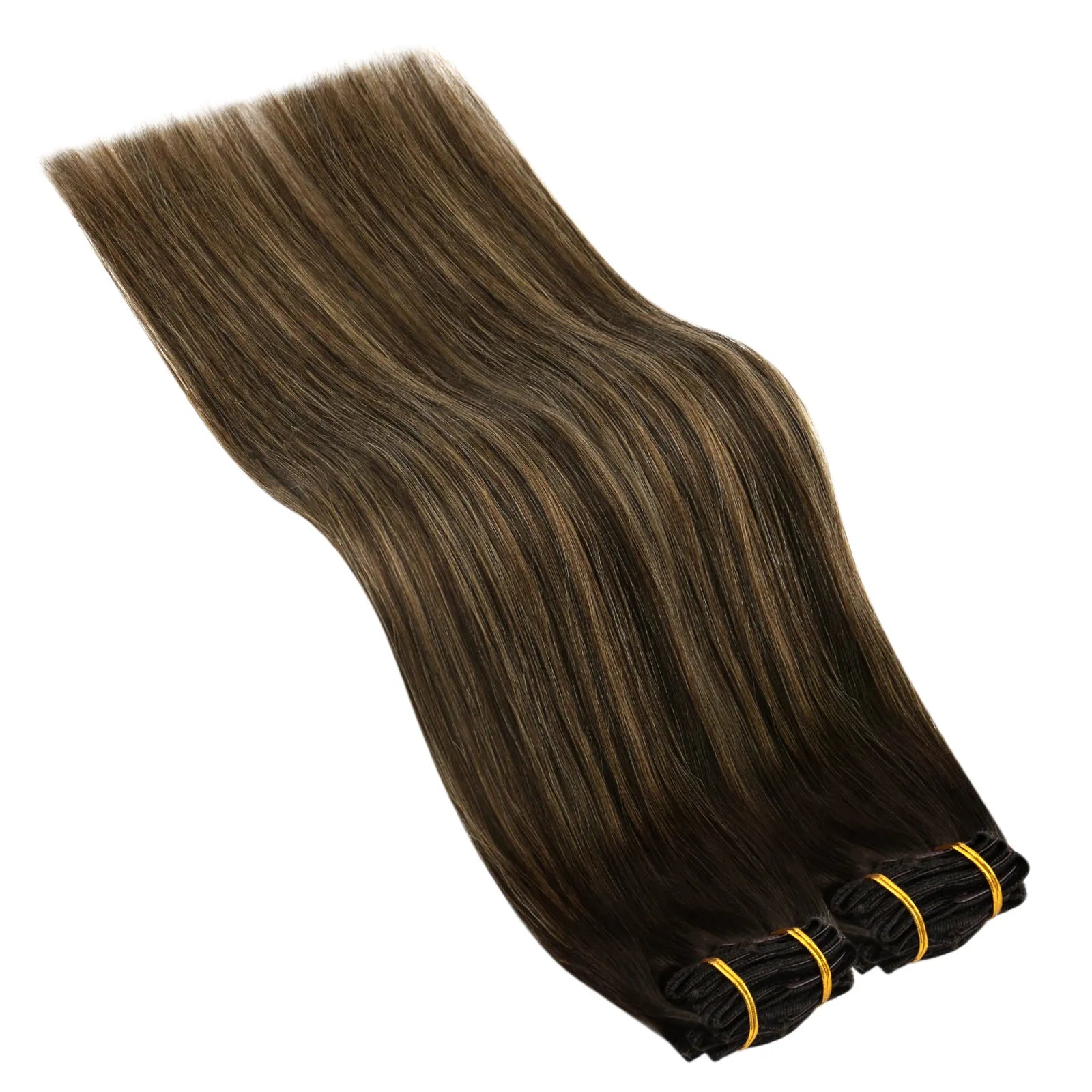 150G clip in hair extensions real human hair