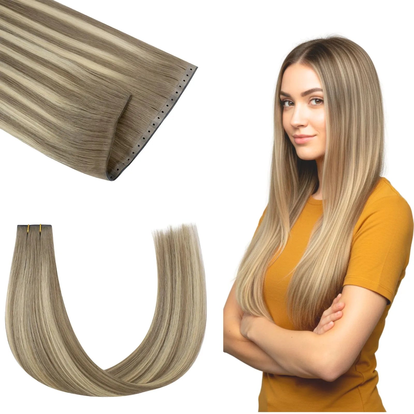 butterfly weft hair virgin human hair for thin hair