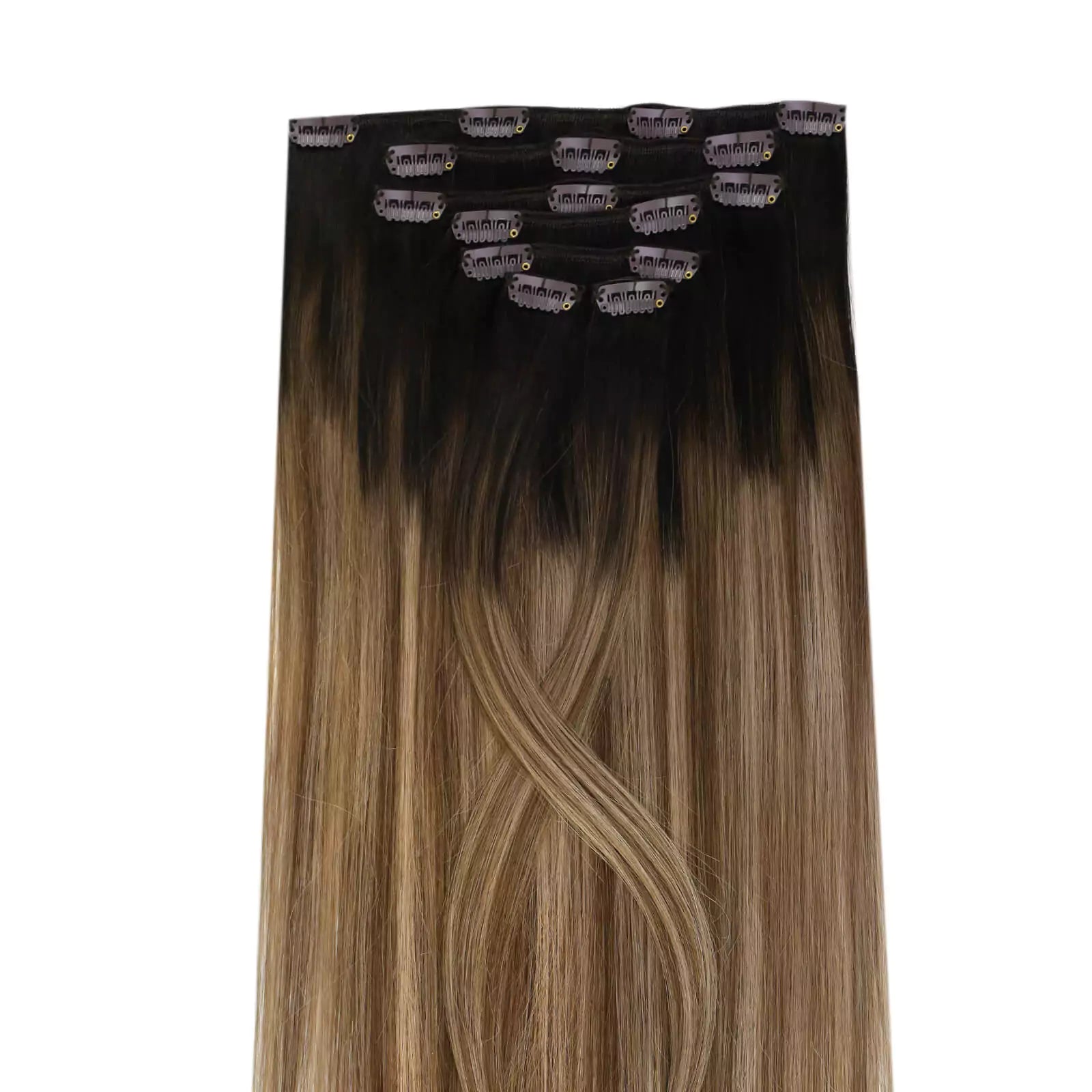 real hair extensions clip in human hair singles
