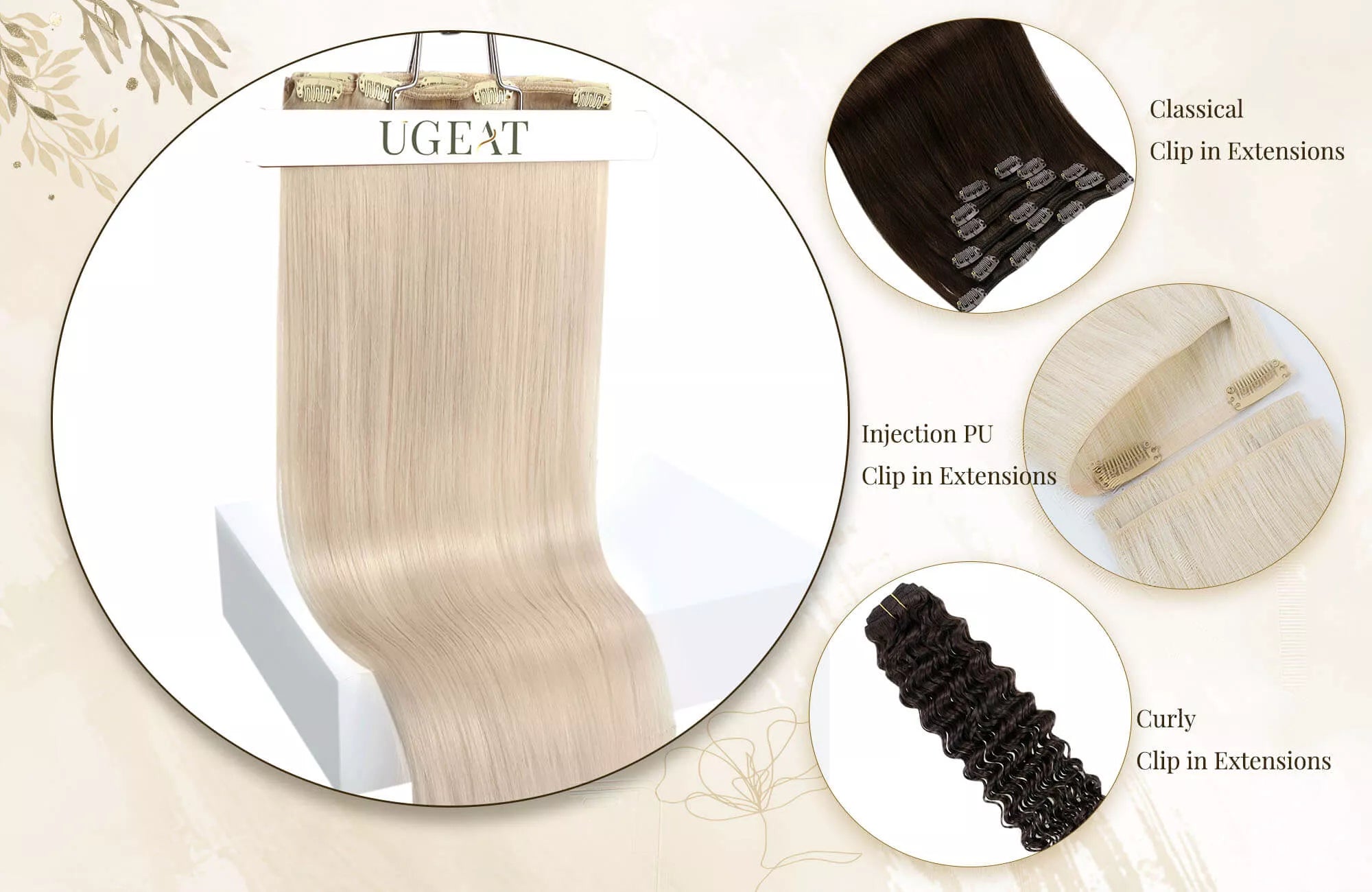 clip in human hair extensions