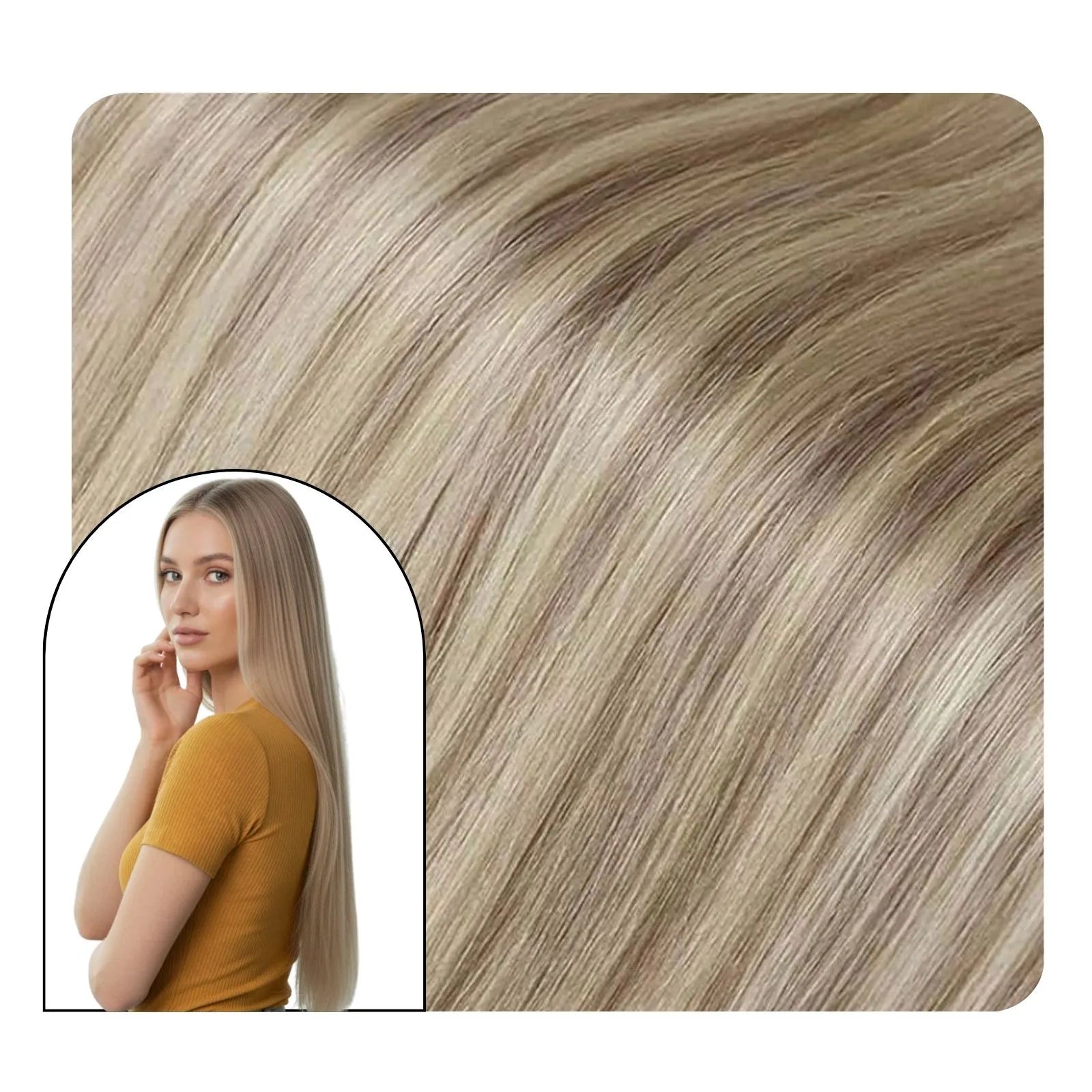 clip in hair extensions blonde hair