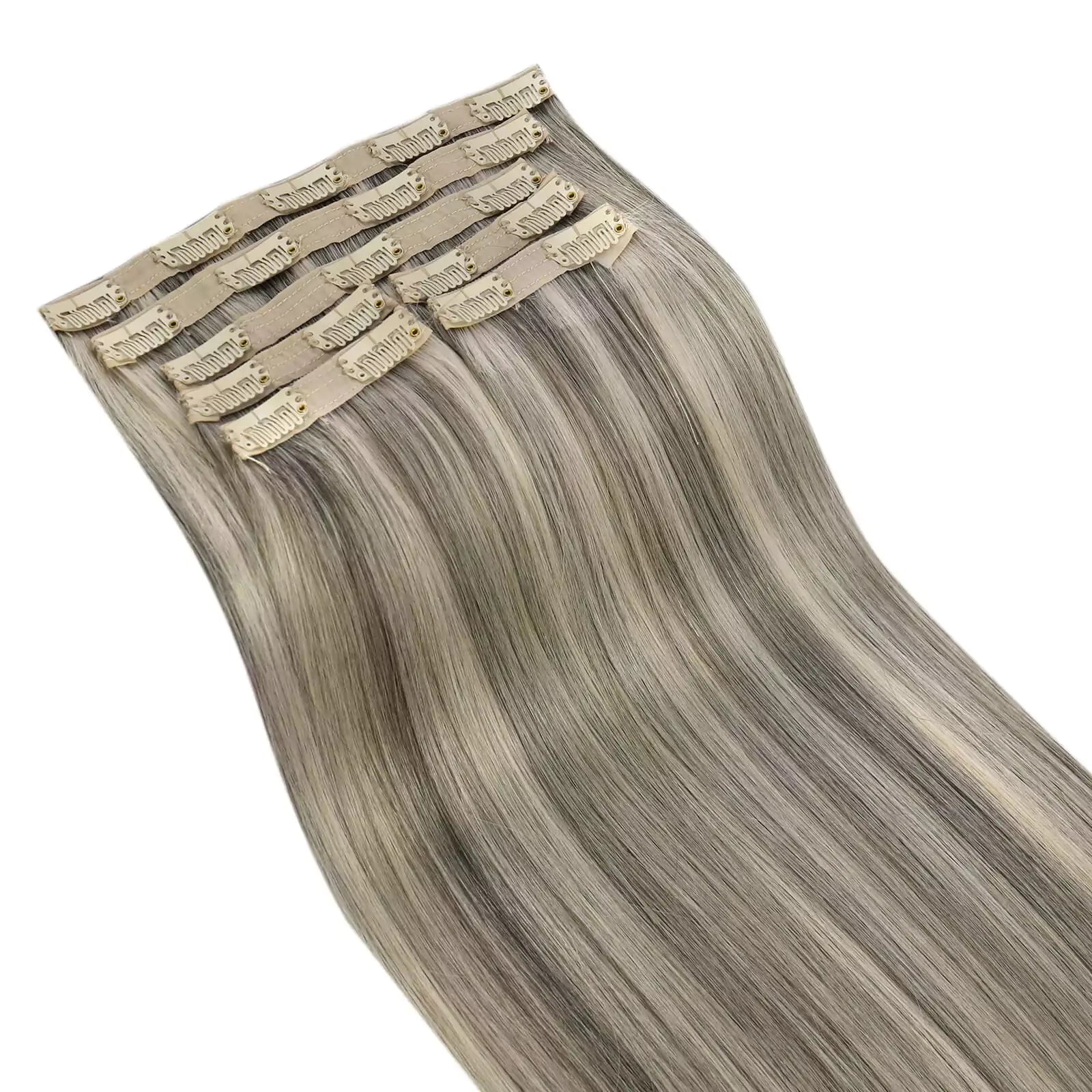 virgin clip in human hair extensions