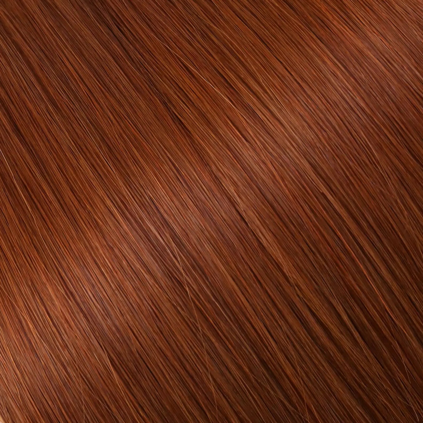 copper color butterfly weft extensions real human hair
