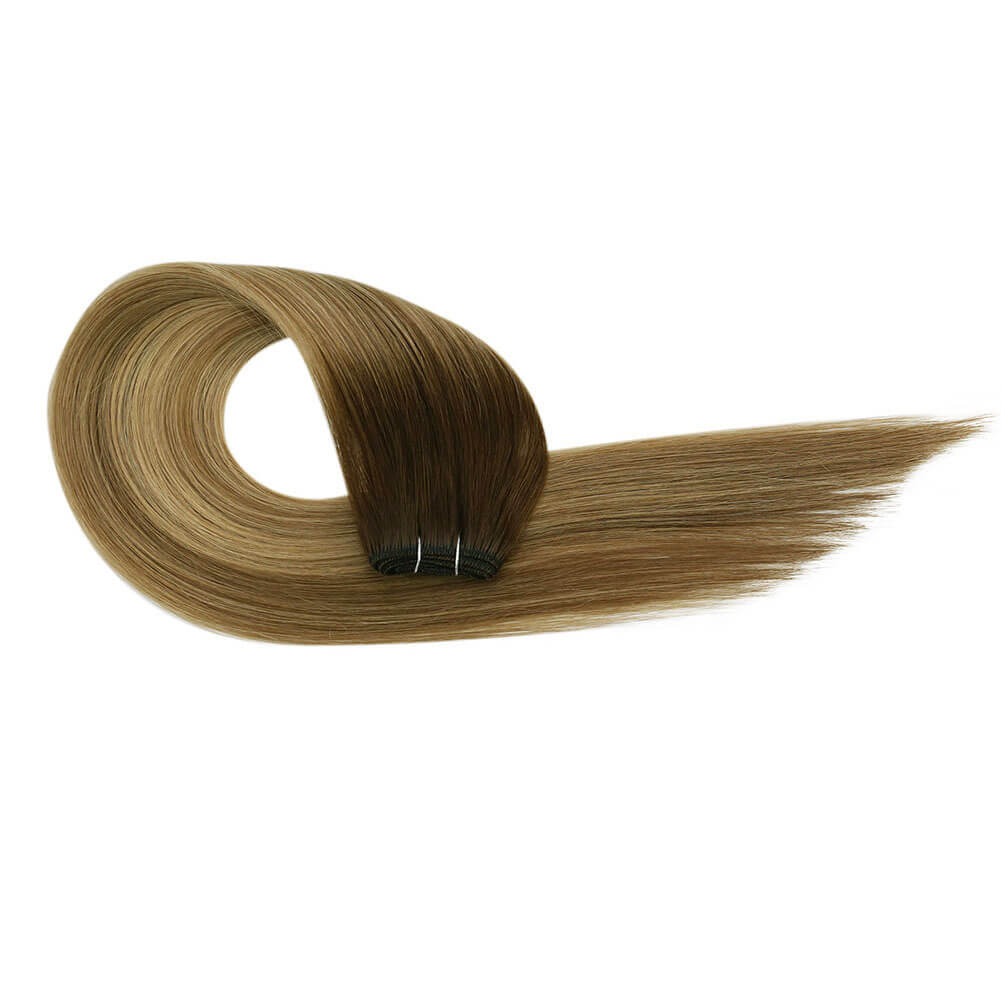 Machine Human Hair Weft Balayage for Women