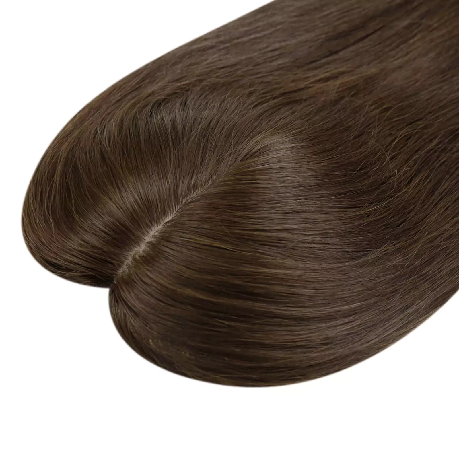 Best Hair Toppers for Women Fish Net Base Brown